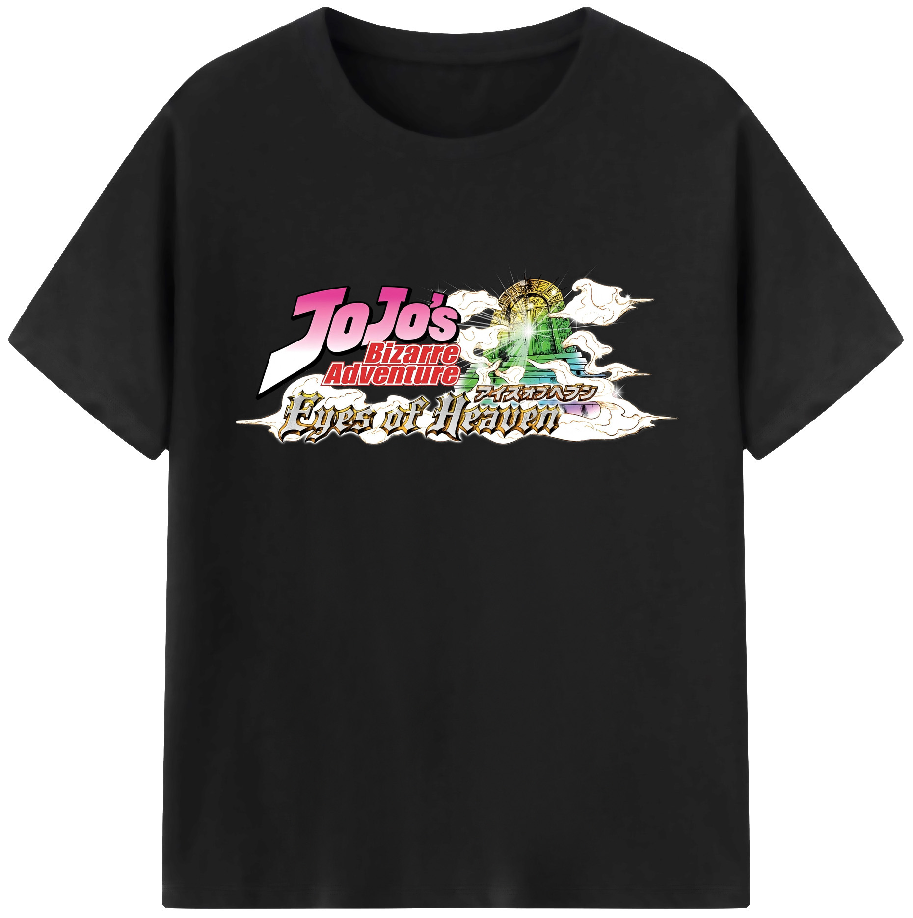 （画像用） ジョジョの奇妙な冒険 JoJo's Bizarre Adventure レディースカジュアルプリントTシャツ（綿100％）