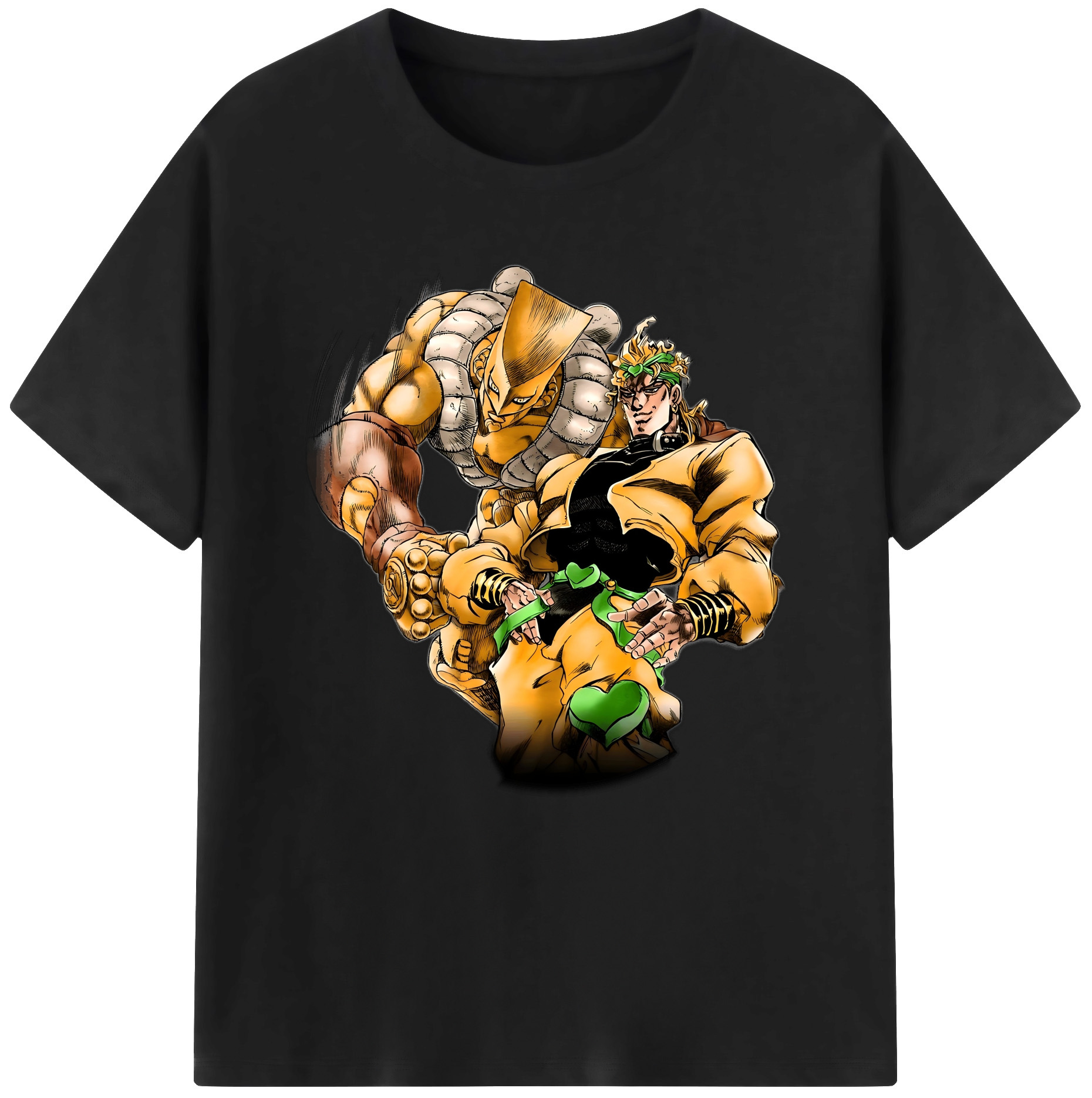 （画像用） ジョジョの奇妙な冒険 ディオ?ブランドー JoJo's Bizarre Adventure Dio Brando レディースカジュアルプリントTシャツ（綿100％）