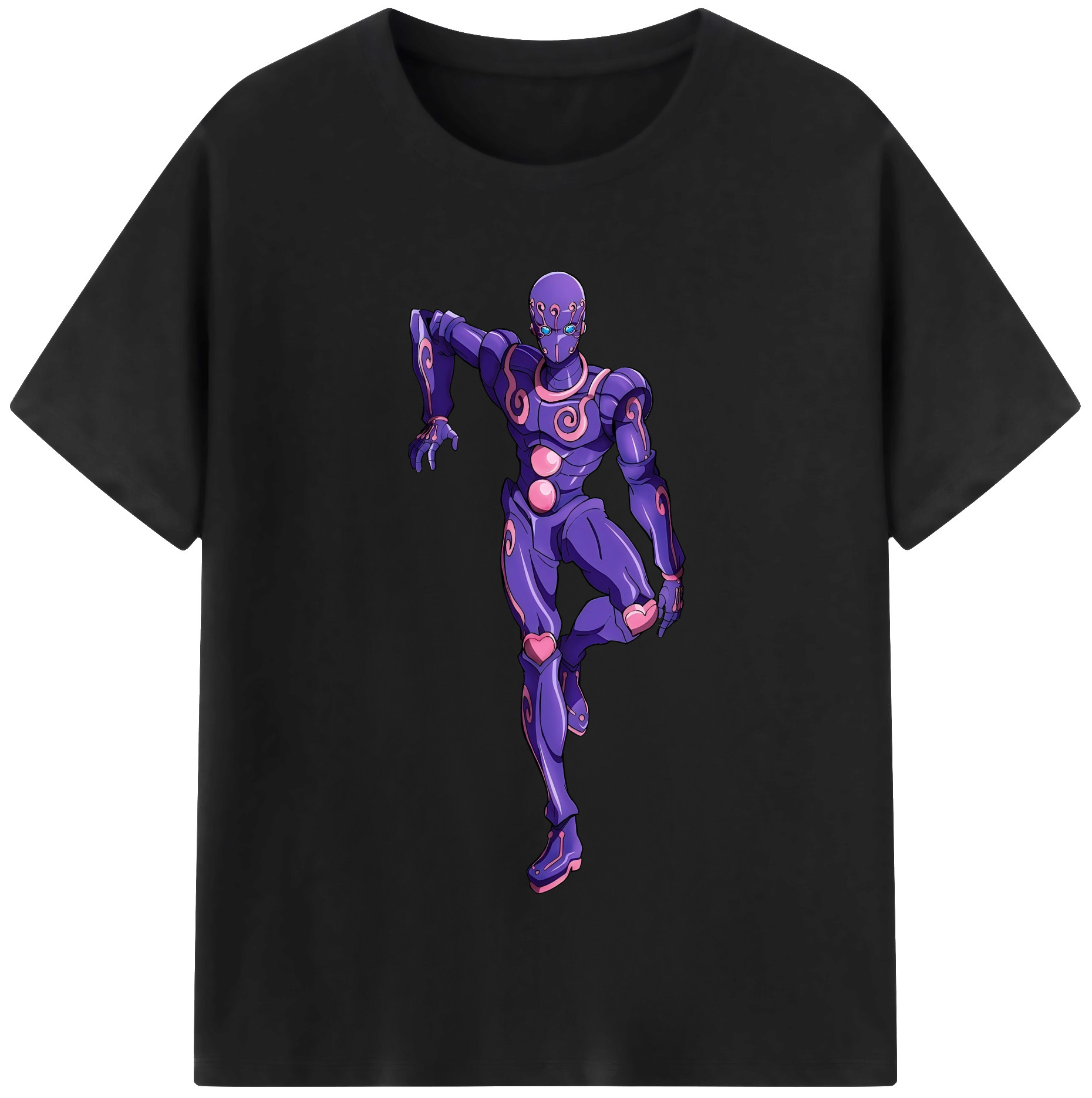 （画像用） ジョジョの奇妙な冒険 JoJo's Bizarre Adventure レディースカジュアルプリントTシャツ（綿100％）