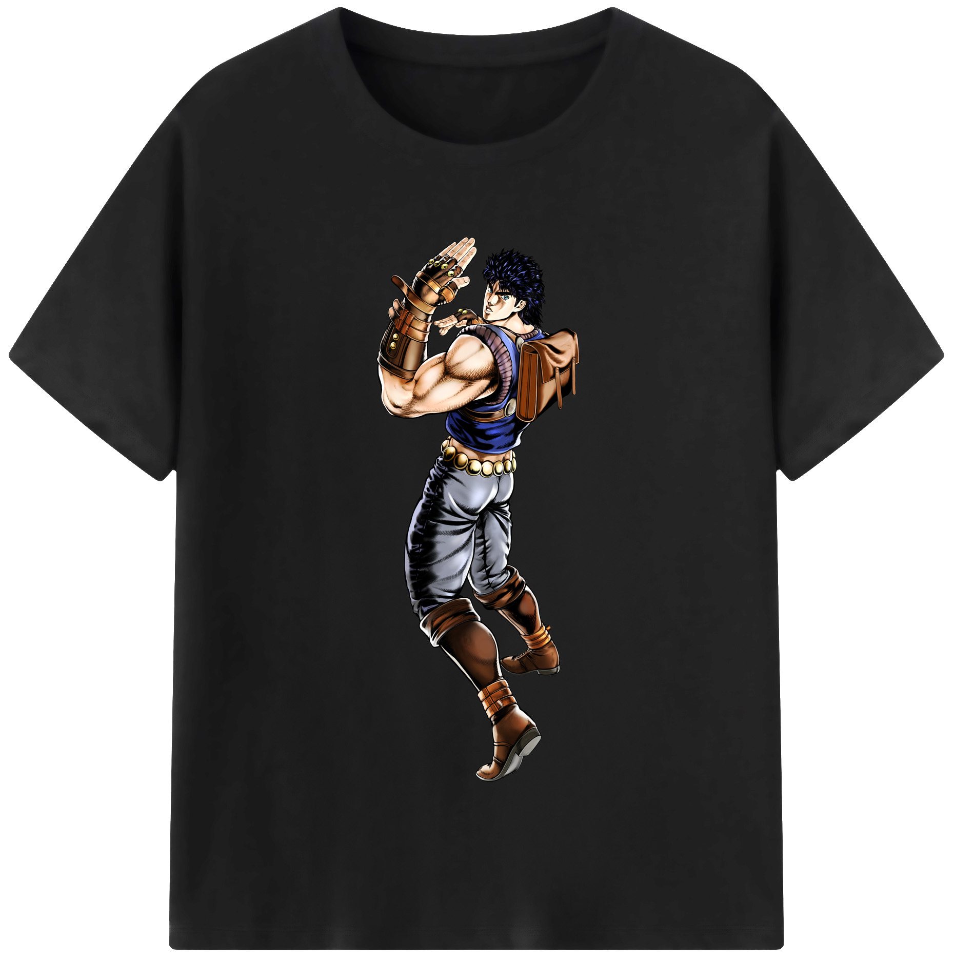 （画像用） ジョジョの奇妙な冒険 /ジョナサン?ジョースター JoJo's Bizarre Adventure Jonathan Joestar レディースカジュアルプリントTシャツ（綿100％）
