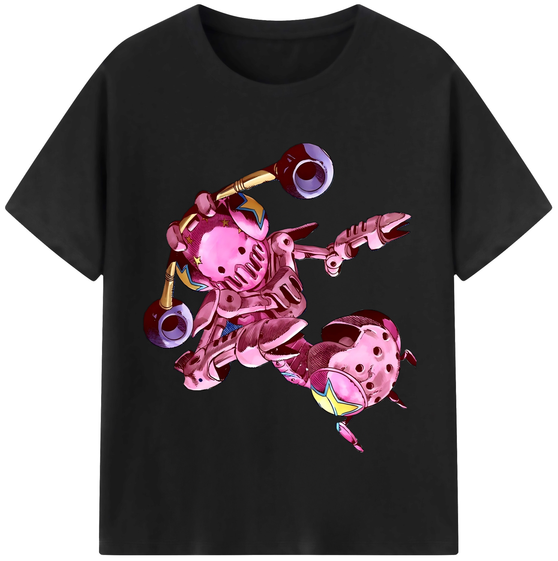 （画像用） ジョジョの奇妙な冒険 ジョナサン?ジョースター JoJo's Bizarre Adventure Jonathan Joestar レディースカジュアルプリントTシャツ（綿100％）