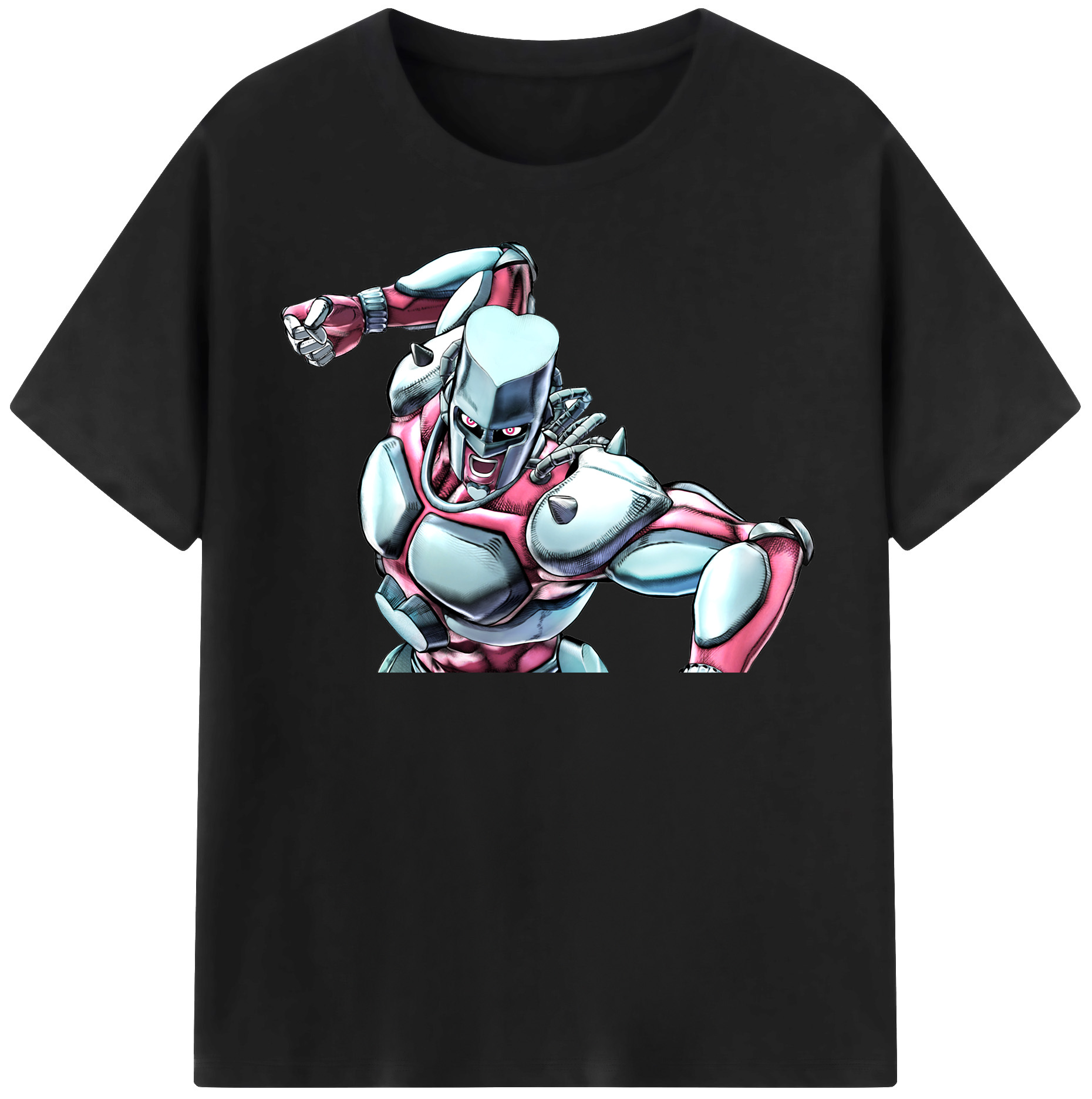 （画像用） ジョジョの奇妙な冒険 ひがしかた じょうすけ JoJo's Bizarre Adventure Higashikata Josuke レディースカジュアルプリントTシャツ（綿100％）
