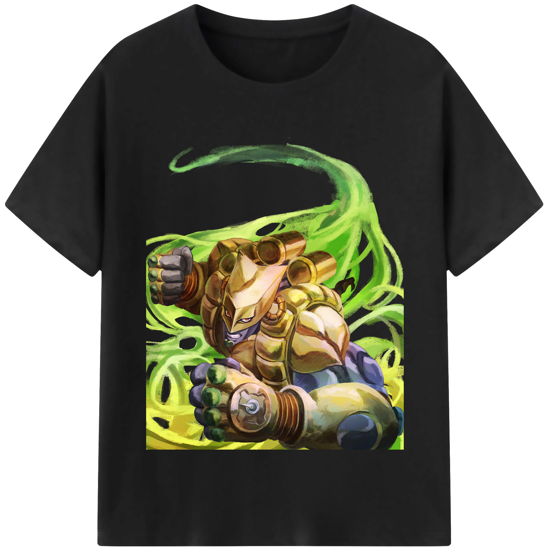 （画像用） ジョジョの奇妙な冒険 ディオ?ブランドー JoJo's Bizarre Adventure Dio Brando レディースカジュアルプリントTシャツ（綿100％）