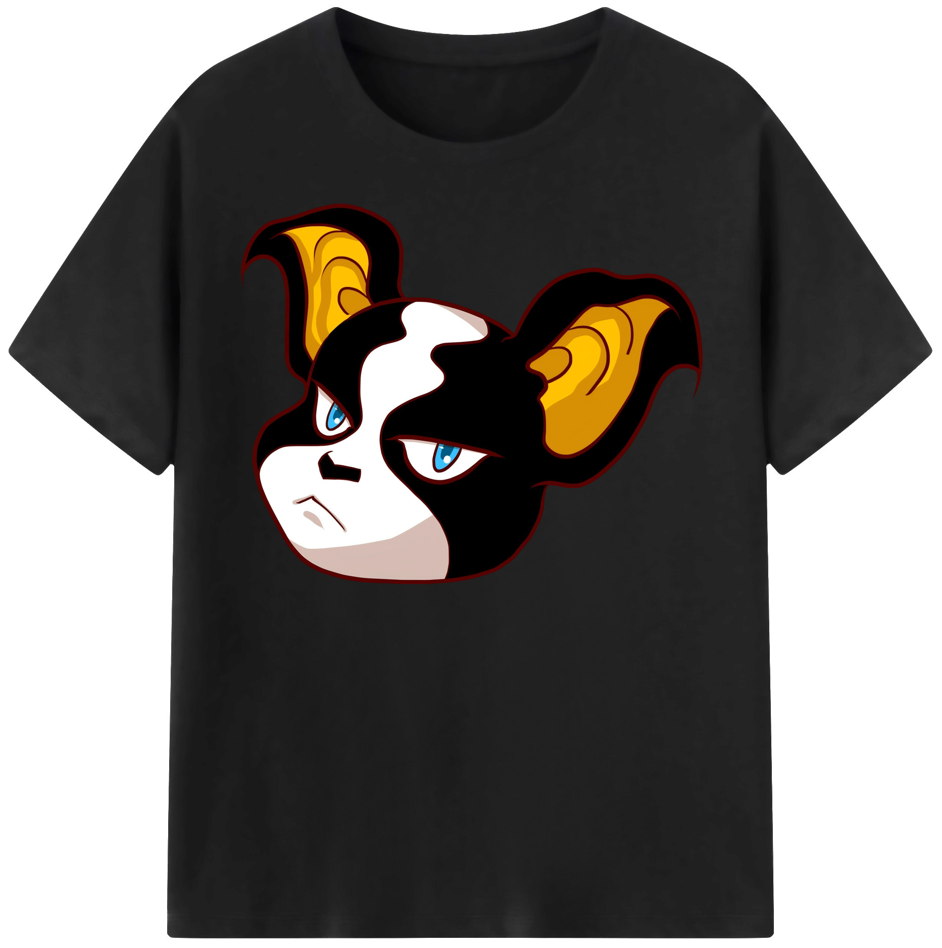 （画像用） ジョジョの奇妙な冒険 イギー JoJo's Bizarre Adventure Iggy レディースカジュアルプリントTシャツ（綿100％）