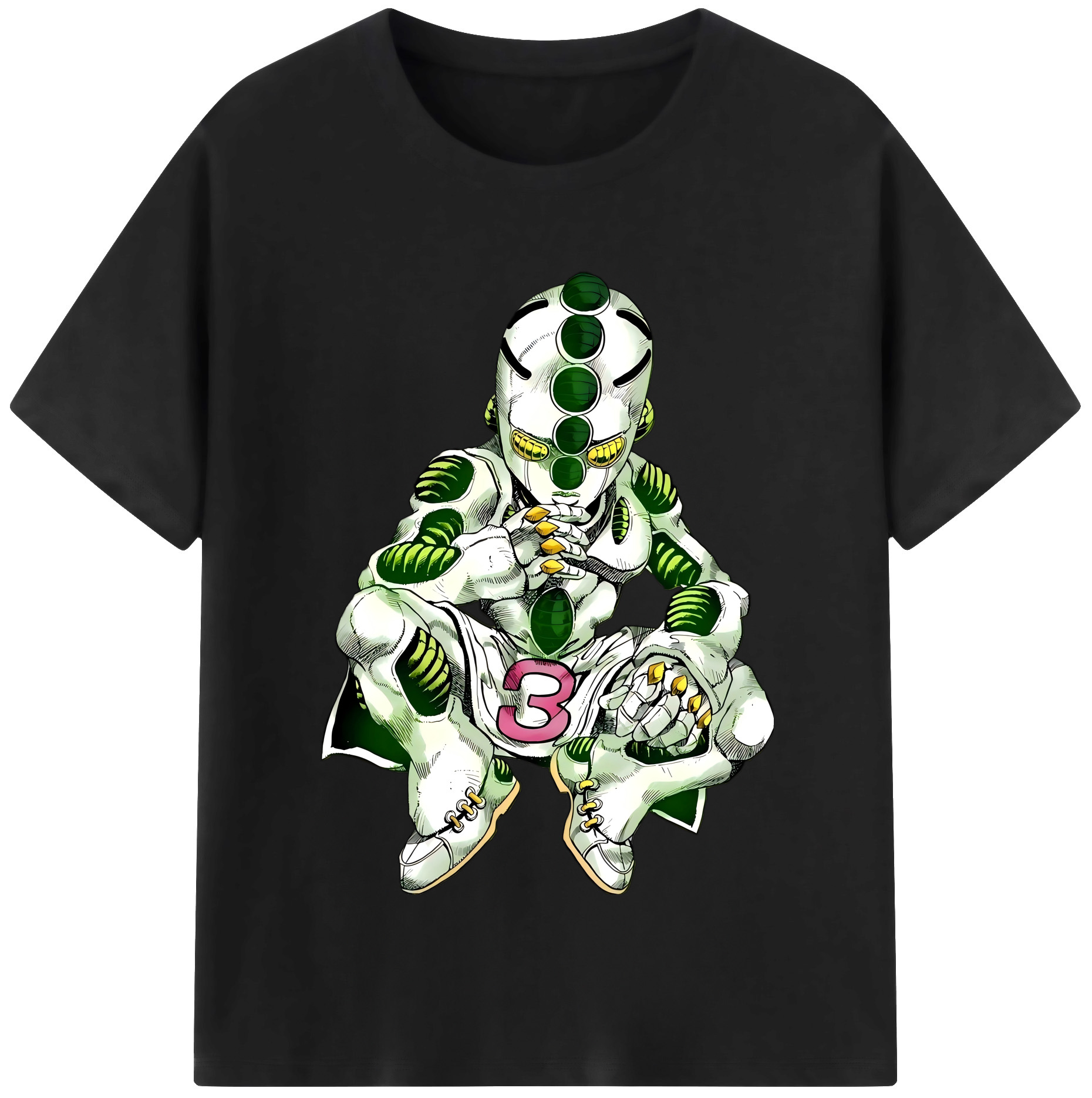 （画像用） ジョジョの奇妙な冒険 広瀨康一 JoJo's Bizarre Adventure Hirose Koichi レディースカジュアルプリントTシャツ（綿100％）