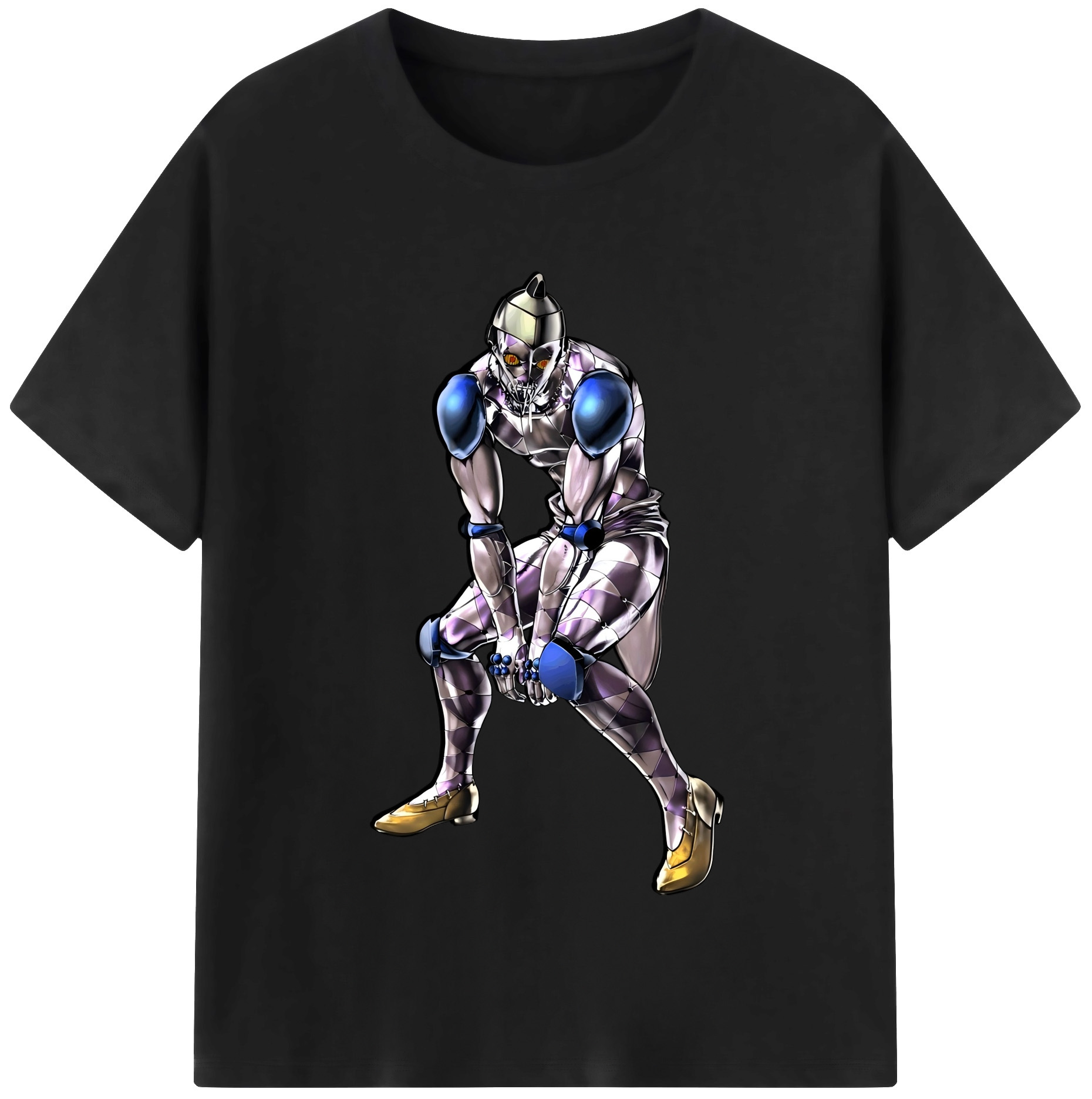 （画像用） ジョジョの奇妙な冒険 JoJo's Bizarre Adventure レディースカジュアルプリントTシャツ（綿100％）