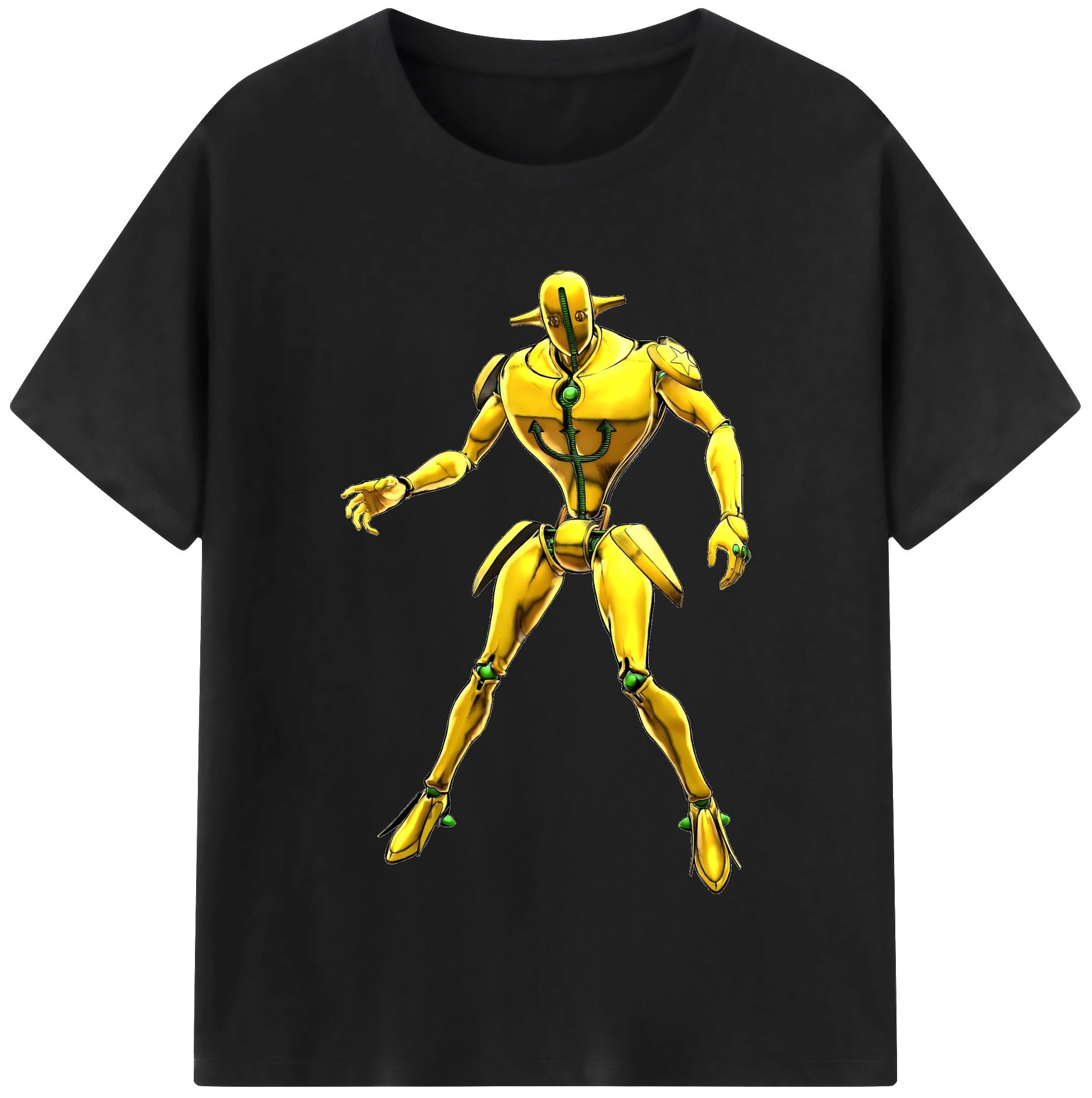 （画像用） ジョジョの奇妙な冒険 JoJo's Bizarre Adventure レディースカジュアルプリントTシャツ（綿100％）