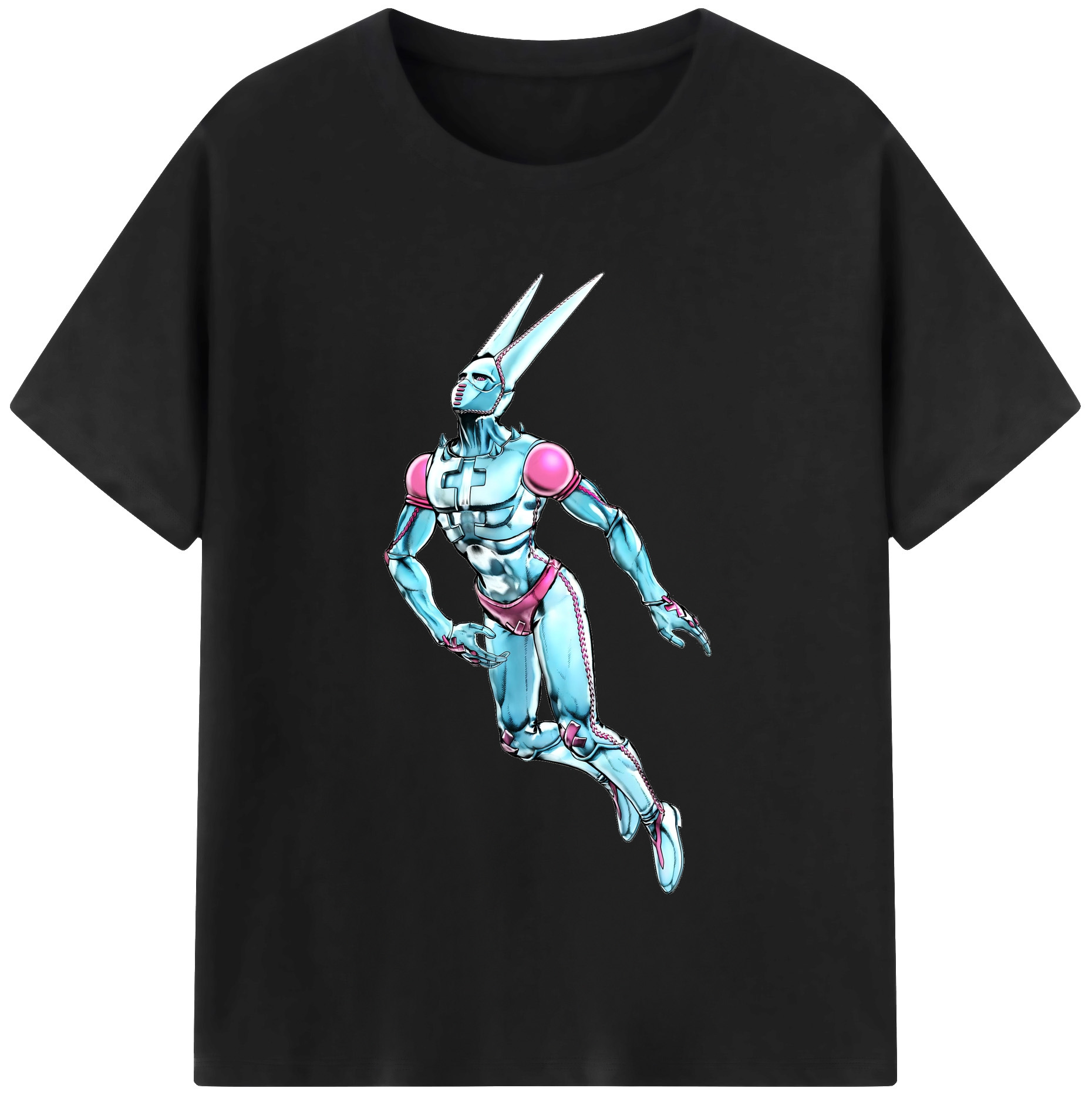 （画像用） ジョジョの奇妙な冒険 JoJo's Bizarre Adventure レディースカジュアルプリントTシャツ（綿100％）