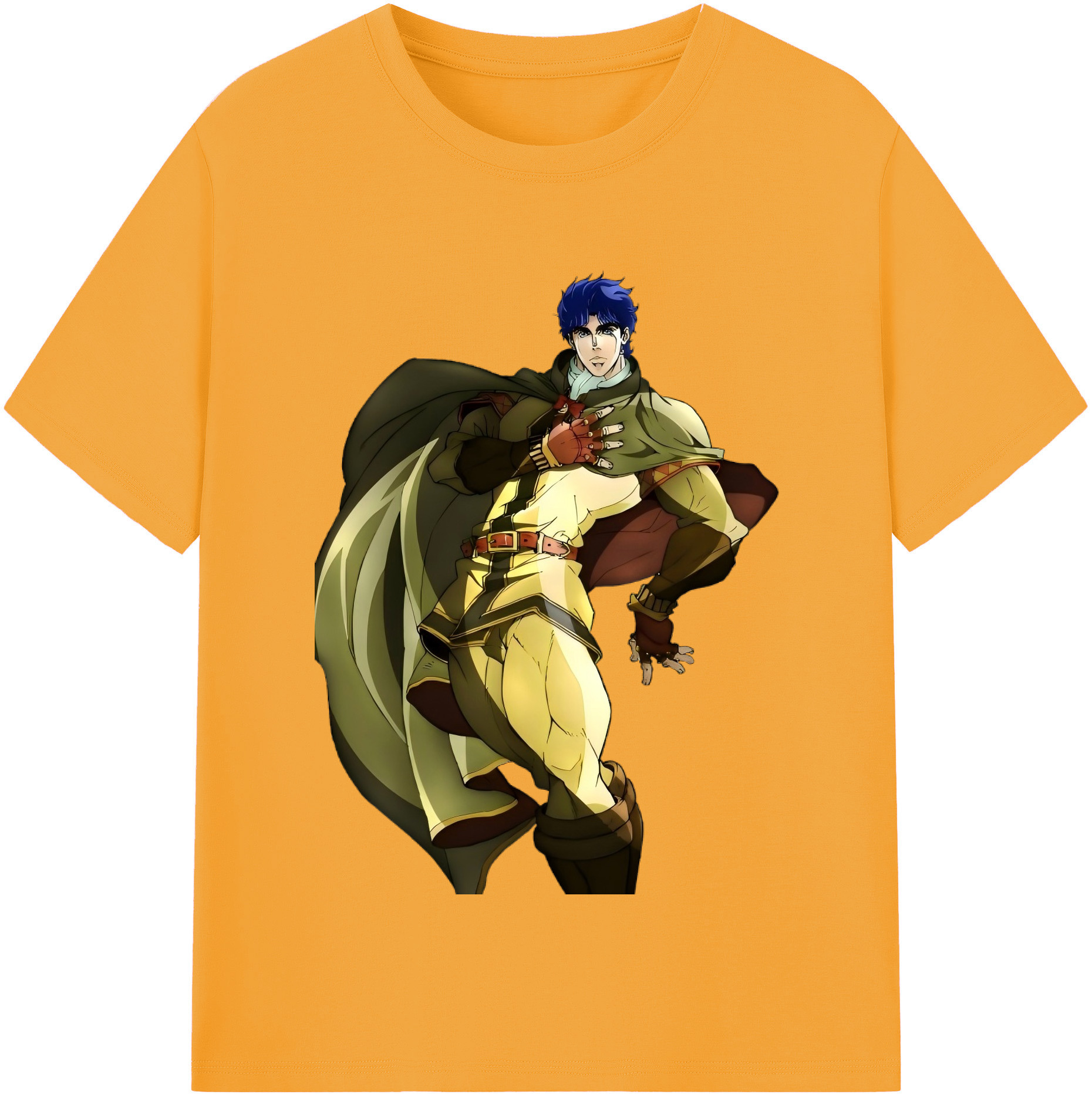 （画像用） ジョジョの奇妙な冒険 /ジョナサン?ジョースター JoJo's Bizarre Adventure Jonathan Joestar レディースカジュアルプリントTシャツ（綿100％）