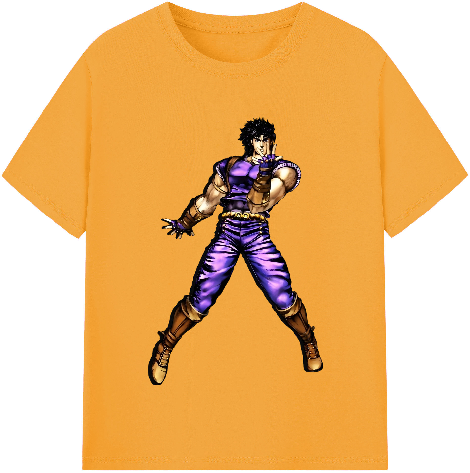 （画像用） ジョジョの奇妙な冒険 /ジョナサン?ジョースター JoJo's Bizarre Adventure Jonathan Joestar レディースカジュアルプリントTシャツ（綿100％）