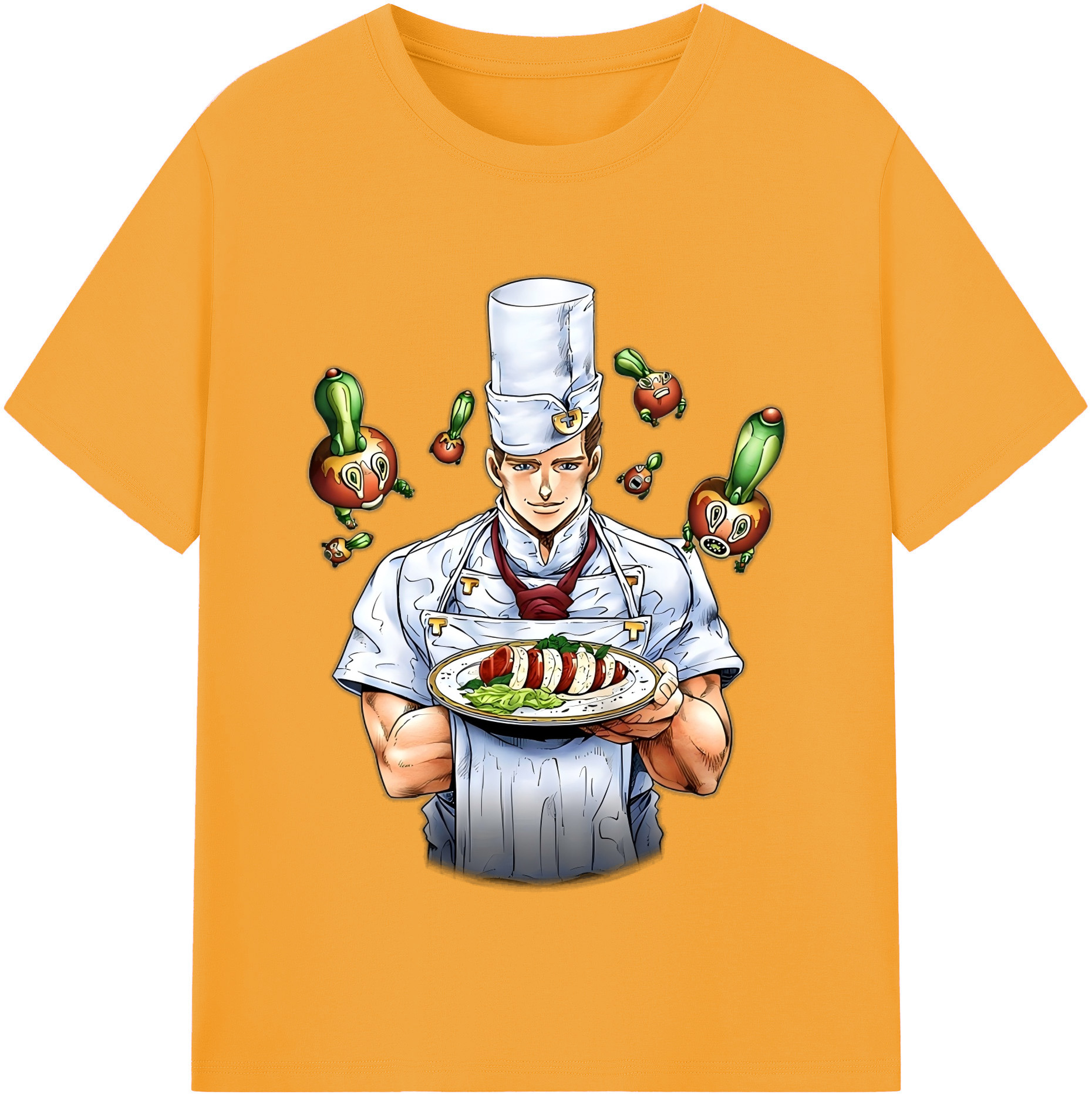 （画像用） ジョジョの奇妙な冒険 Tonio Trussardi JoJo's Bizarre Adventure トニオ?トラッサルディ レディースカジュアルプリントTシャツ（綿100％）