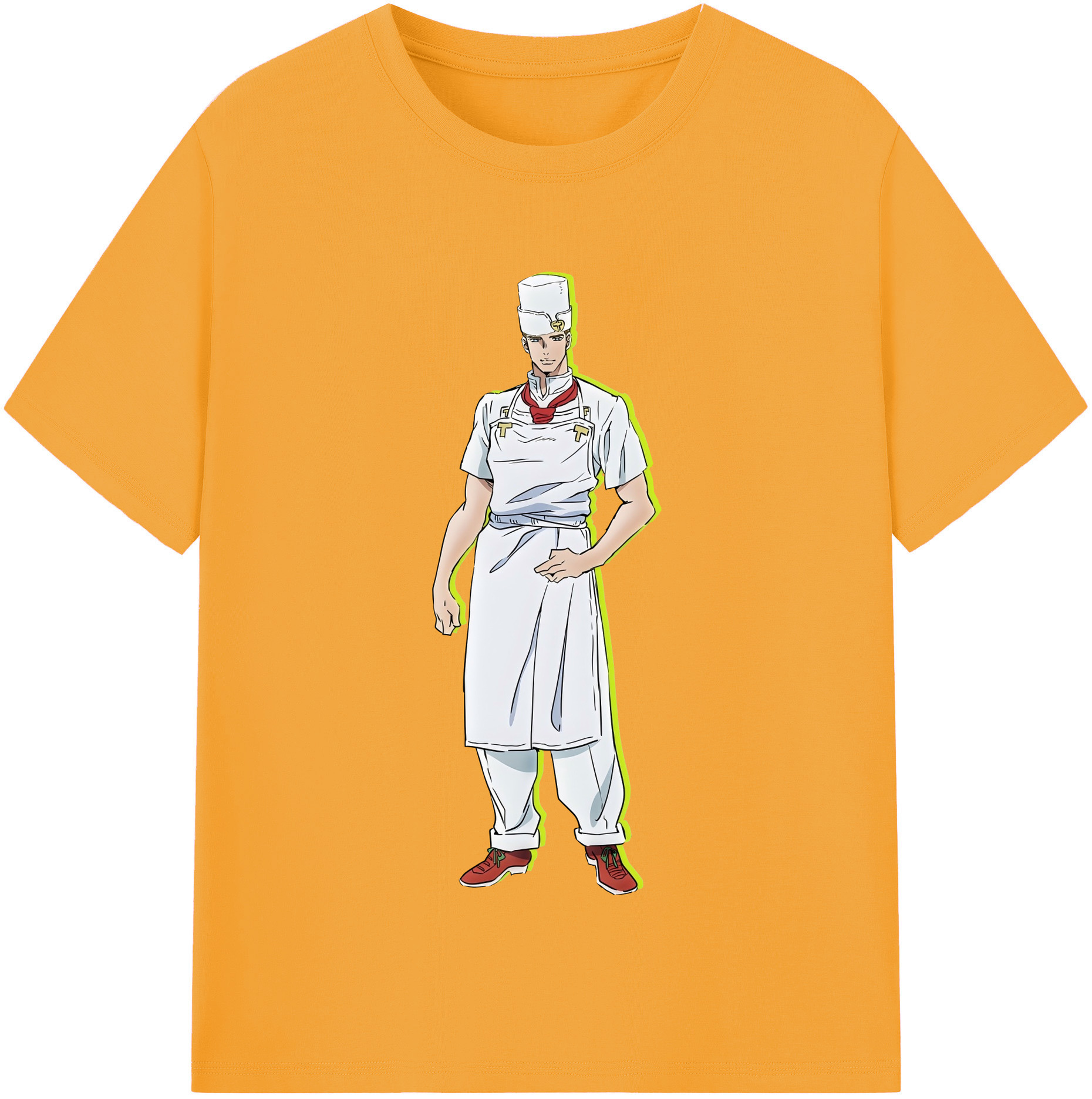 （画像用） ジョジョの奇妙な冒険 Tonio Trussardi JoJo's Bizarre Adventure トニオ?トラッサルディ レディースカジュアルプリントTシャツ（綿100％）