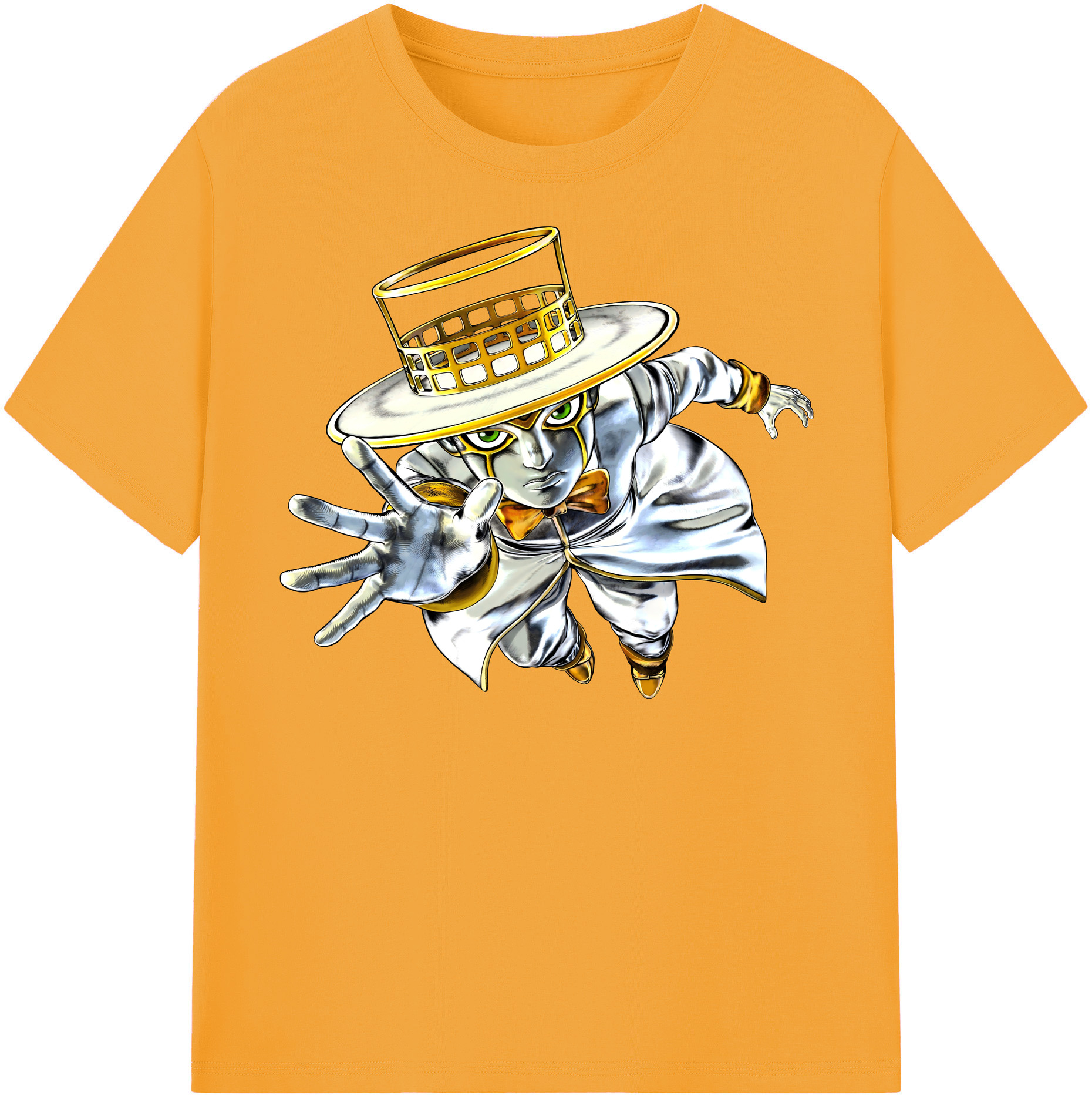 （画像用） ジョジョの奇妙な冒険 岸辺 露伴（きしべ ろはん） JoJo's Bizarre Adventure Rohan Kishibe レディースカジュアルプリントTシャツ（綿100％）