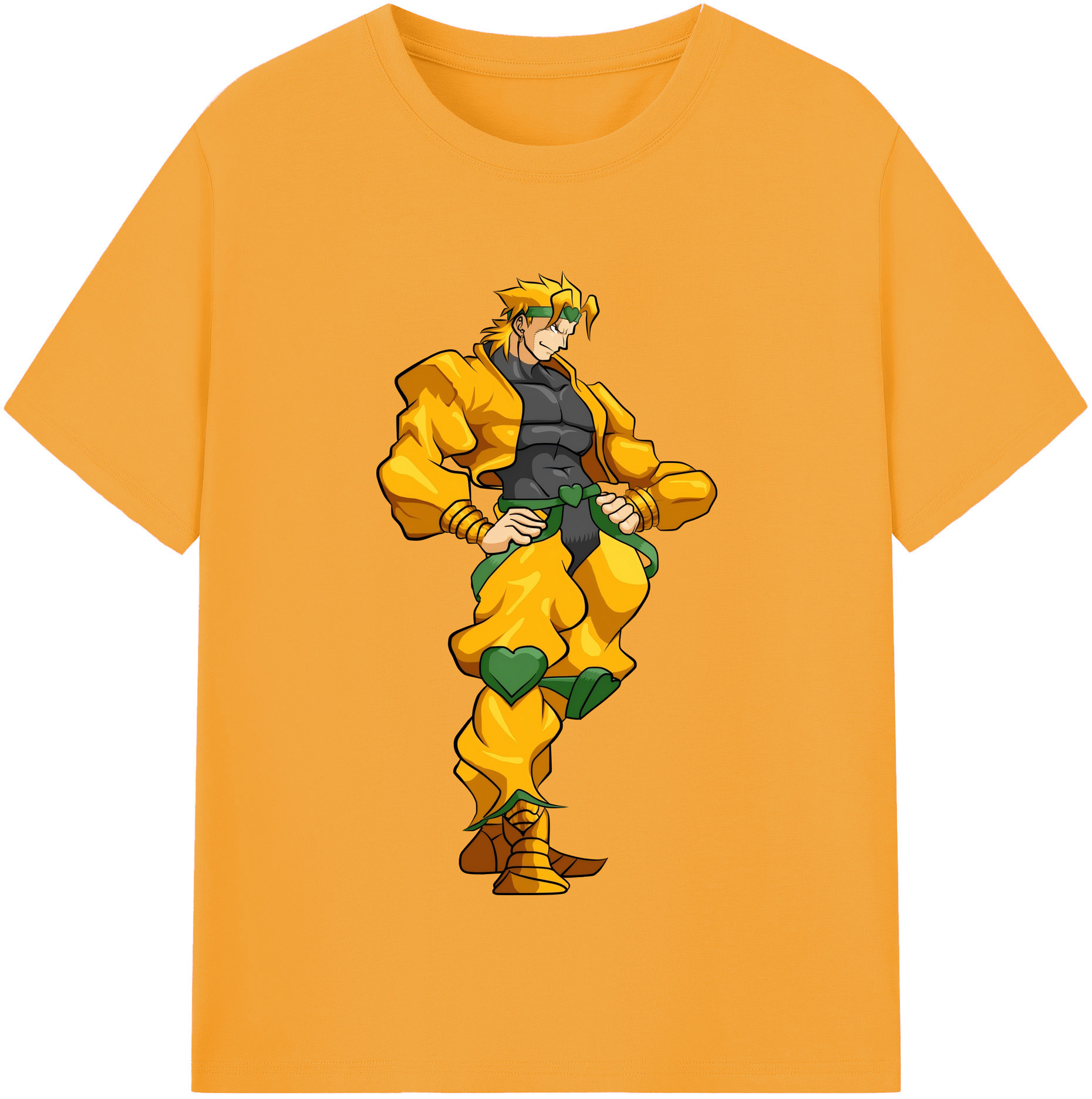 （画像用） ジョジョの奇妙な冒険 ディオ?ブランドー JoJo's Bizarre Adventure Dio Brando レディースカジュアルプリントTシャツ（綿100％）