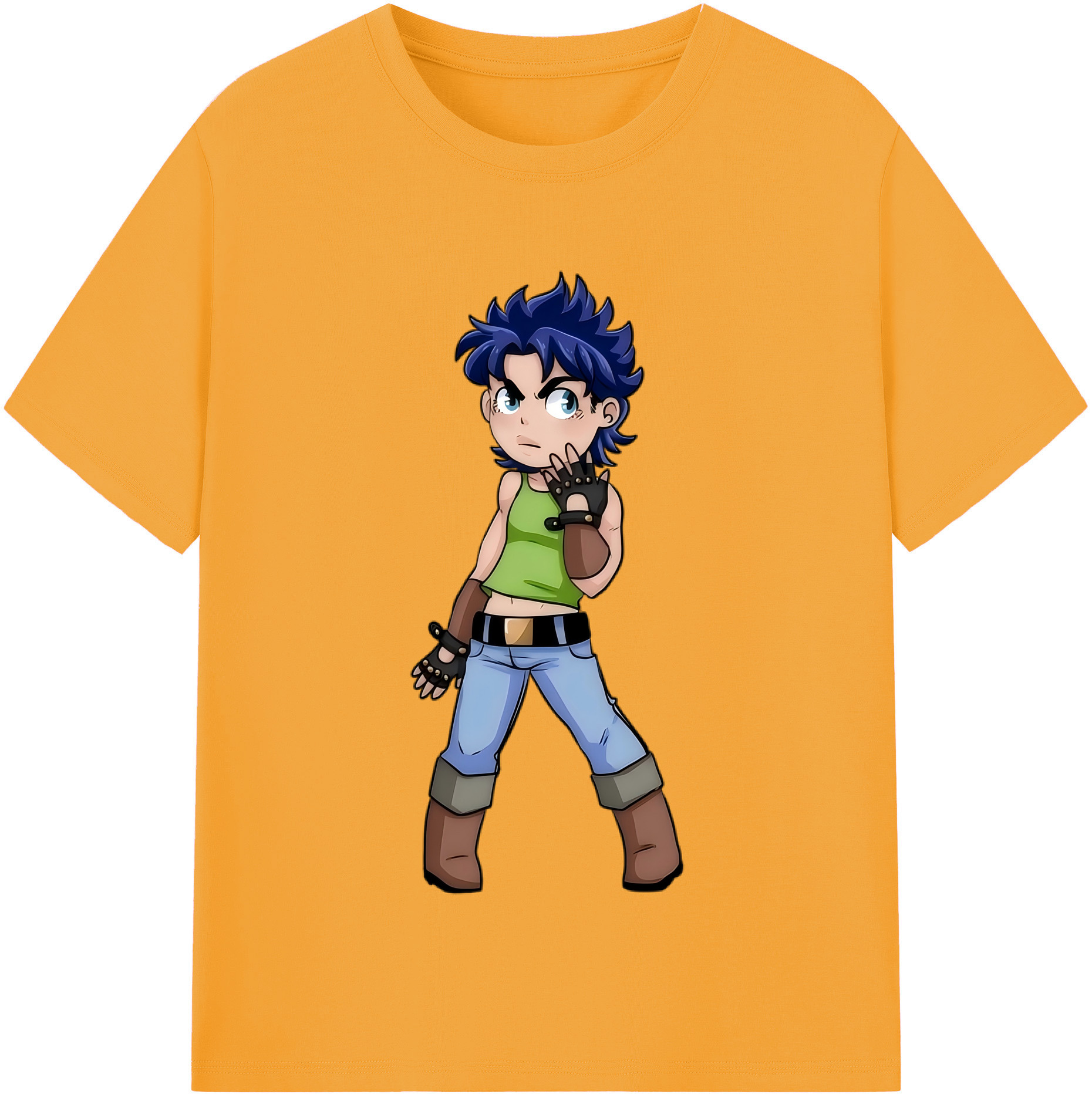 （画像用） ジョジョの奇妙な冒険 広瀨康一 JoJo's Bizarre Adventure Hirose Koichi レディースカジュアルプリントTシャツ（綿100％）