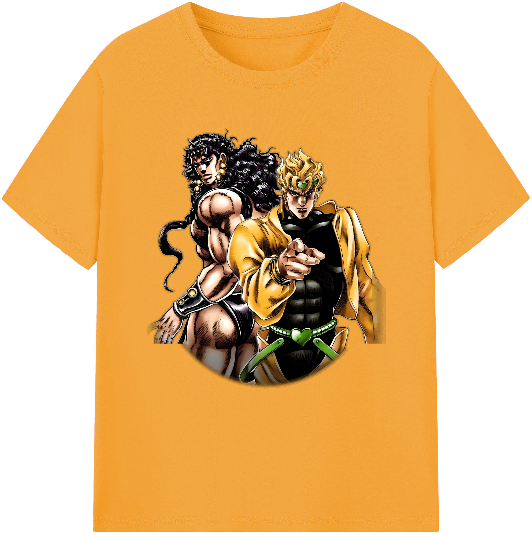 （画像用） ジョジョの奇妙な冒険 ディオ?ブランドー JoJo's Bizarre Adventure Dio Brando レディースカジュアルプリントTシャツ（綿100％）
