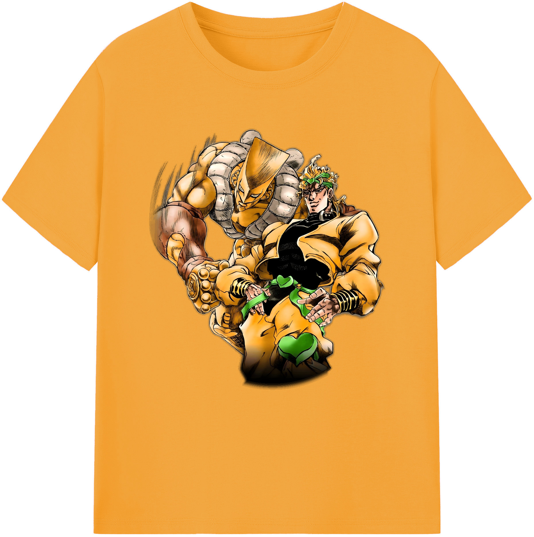 （画像用） ジョジョの奇妙な冒険 ディオ?ブランドー JoJo's Bizarre Adventure Dio Brando レディースカジュアルプリントTシャツ（綿100％）