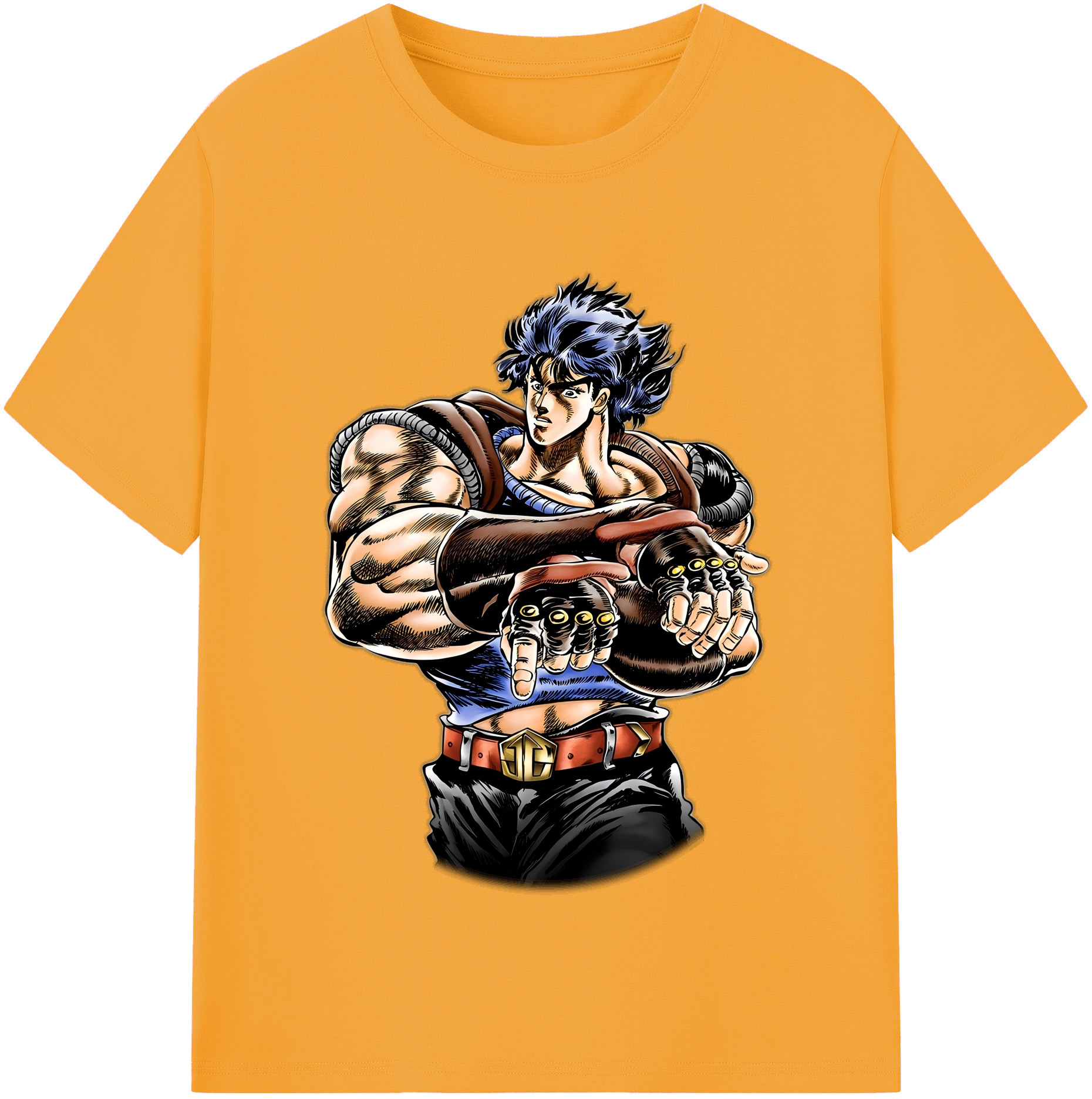 （画像用） ジョジョの奇妙な冒険 /ジョナサン?ジョースター JoJo's Bizarre Adventure Jonathan Joestar レディースカジュアルプリントTシャツ（綿100％）