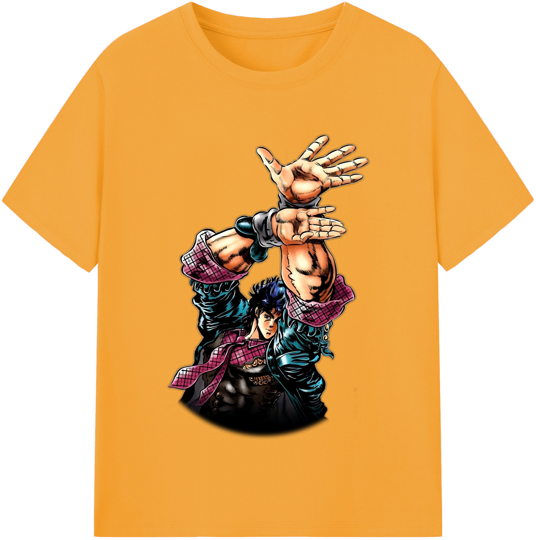 （画像用） ジョジョの奇妙な冒険 /ジョナサン?ジョースター JoJo's Bizarre Adventure Jonathan Joestar レディースカジュアルプリントTシャツ（綿100％）