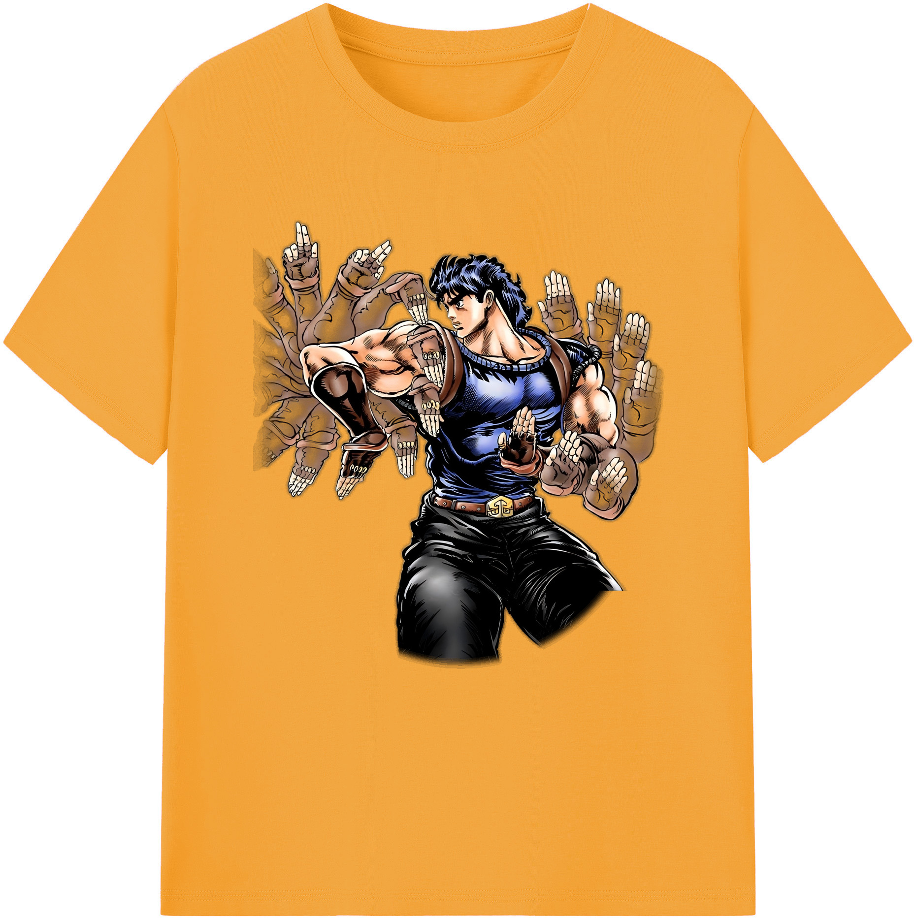 （画像用） ジョジョの奇妙な冒険 /ジョナサン?ジョースター JoJo's Bizarre Adventure Jonathan Joestar レディースカジュアルプリントTシャツ（綿100％）