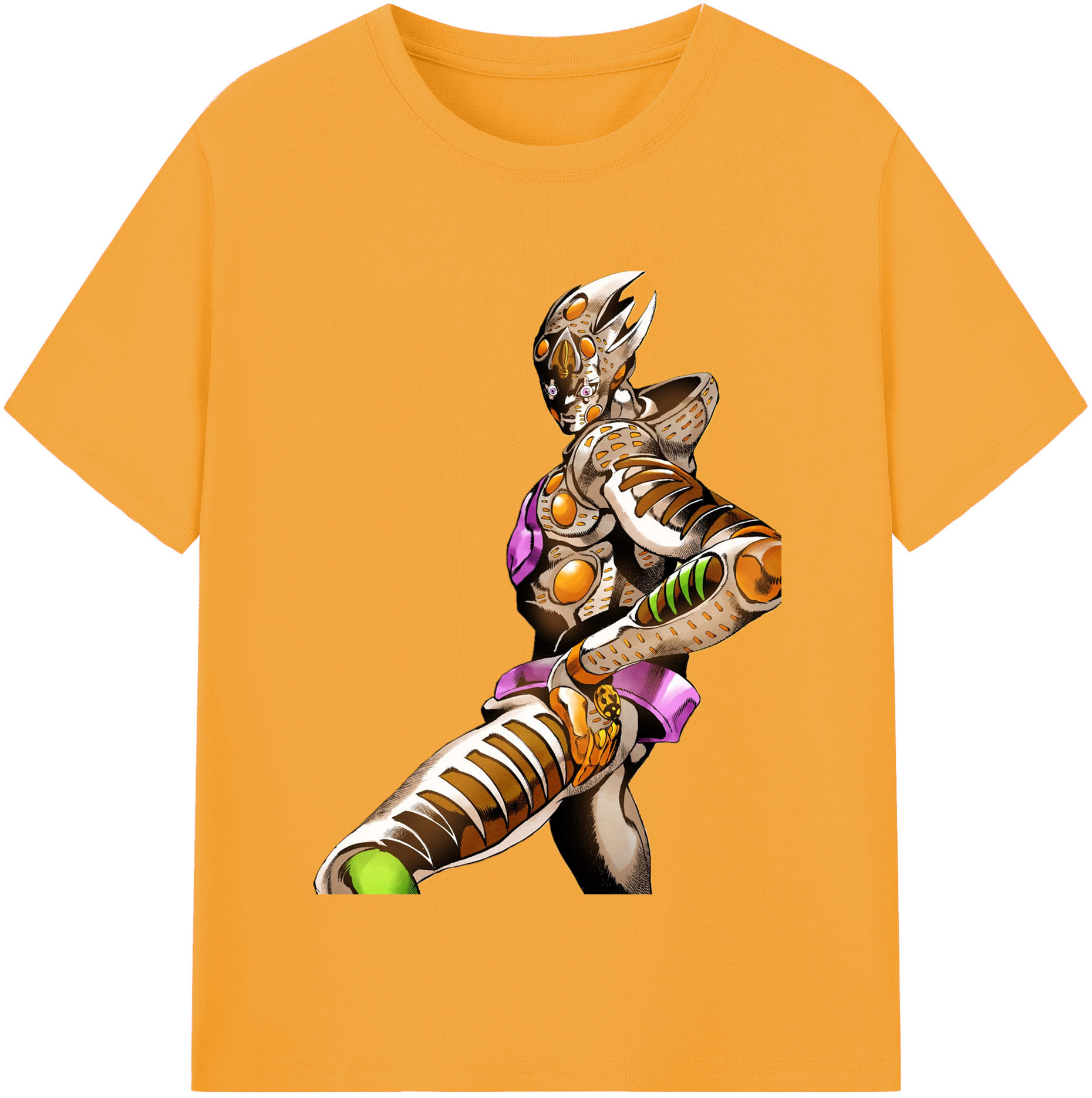 （画像用） ジョジョの奇妙な冒険 ジョルノ?ジョバァーナ JoJo's Bizarre Adventure Giorno Giovanna レディースカジュアルプリントTシャツ（綿100％）