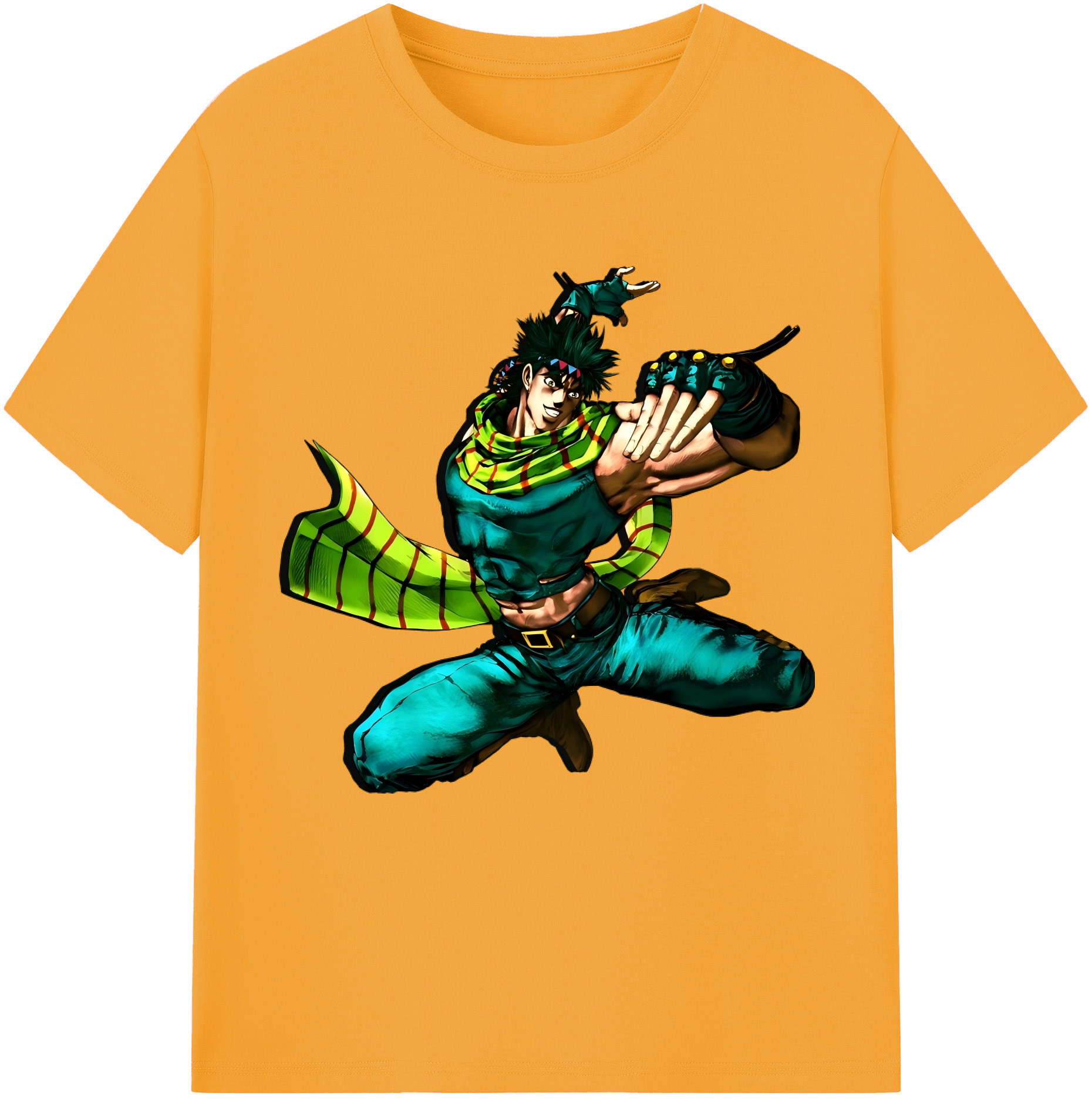 （画像用） ジョジョの奇妙な冒険 ジョセフ?ジョースター JoJo's Bizarre Adventure Joseph Joestar レディースカジュアルプリントTシャツ（綿100％）
