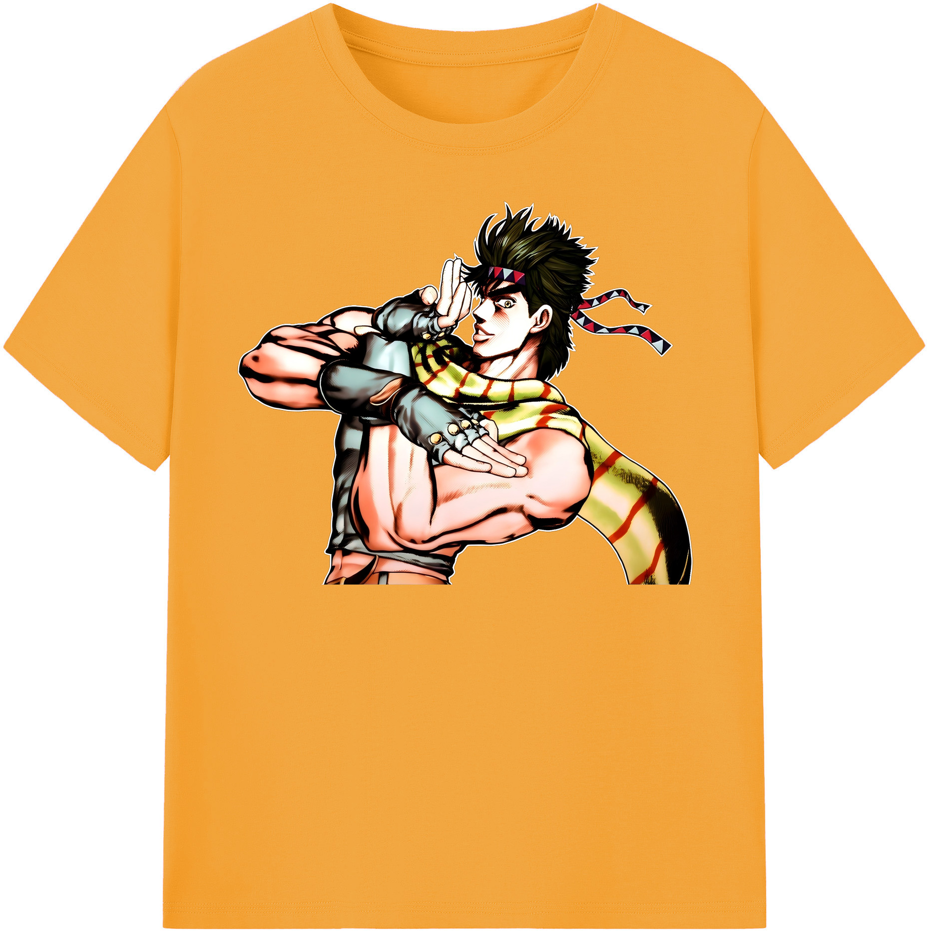（画像用） ジョジョの奇妙な冒険 ジョセフ?ジョースター JoJo's Bizarre Adventure Joseph Joestar レディースカジュアルプリントTシャツ（綿100％）