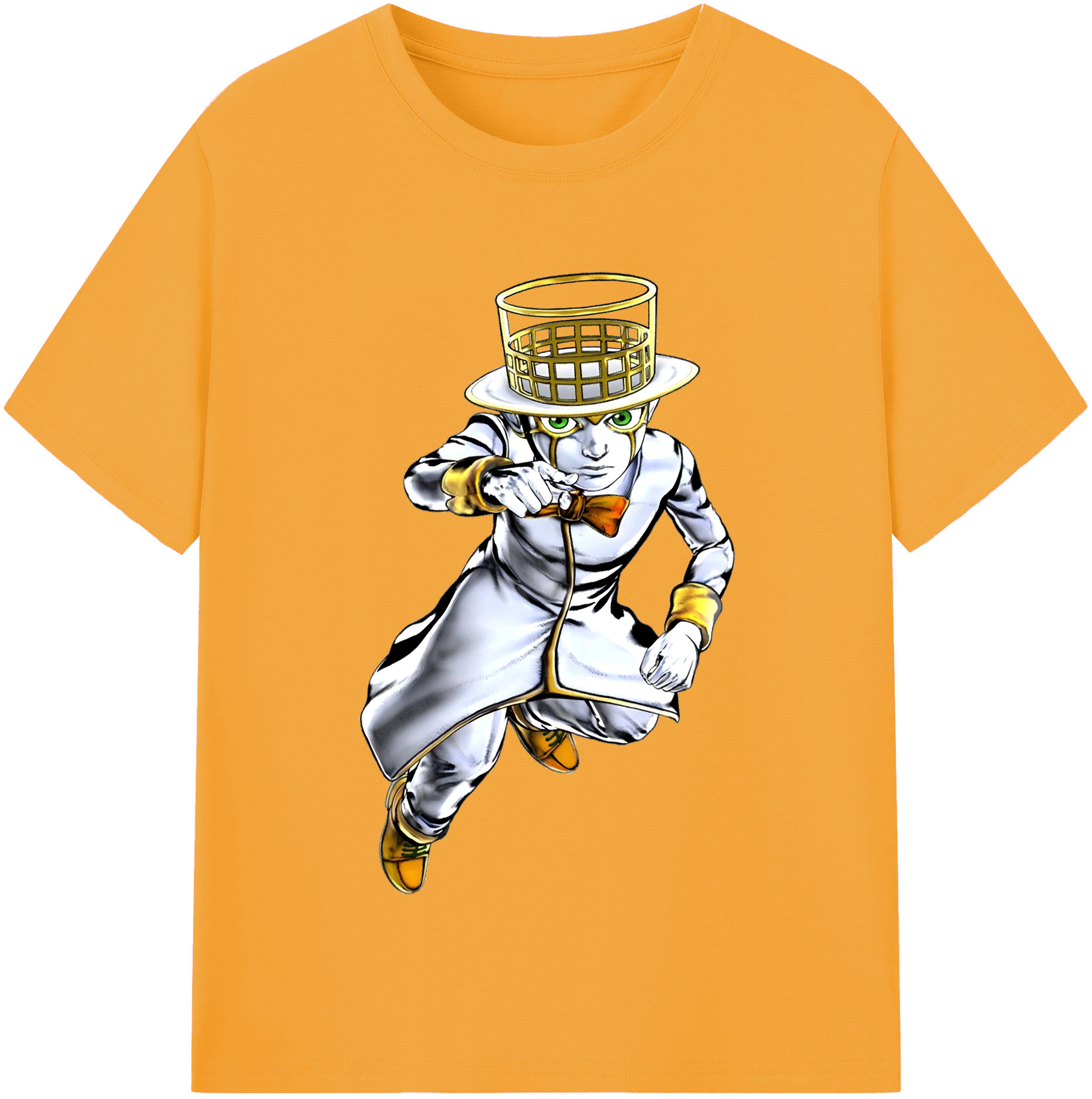 （画像用） ジョジョの奇妙な冒険 岸辺 露伴（きしべ ろはん） JoJo's Bizarre Adventure Rohan Kishibe レディースカジュアルプリントTシャツ（綿100％）