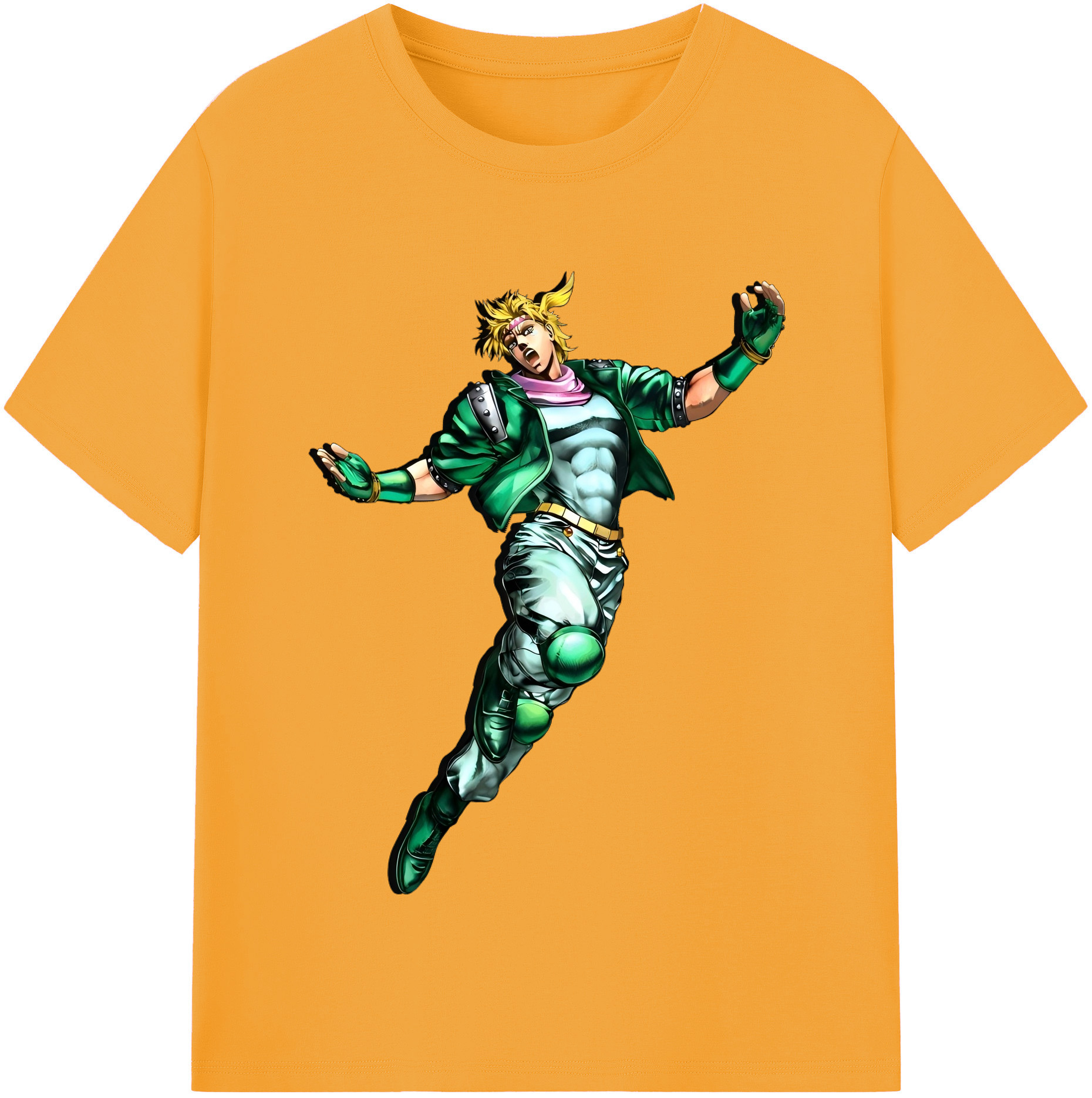 （画像用） ジョジョの奇妙な冒険 ディオ?ブランドー JoJo's Bizarre Adventure Dio Brando レディースカジュアルプリントTシャツ（綿100％）