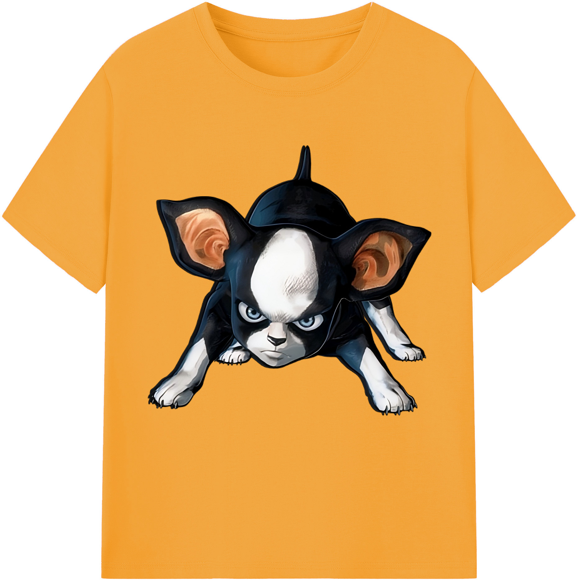 （画像用） ジョジョの奇妙な冒険 イギー JoJo's Bizarre Adventure Iggy レディースカジュアルプリントTシャツ（綿100％）