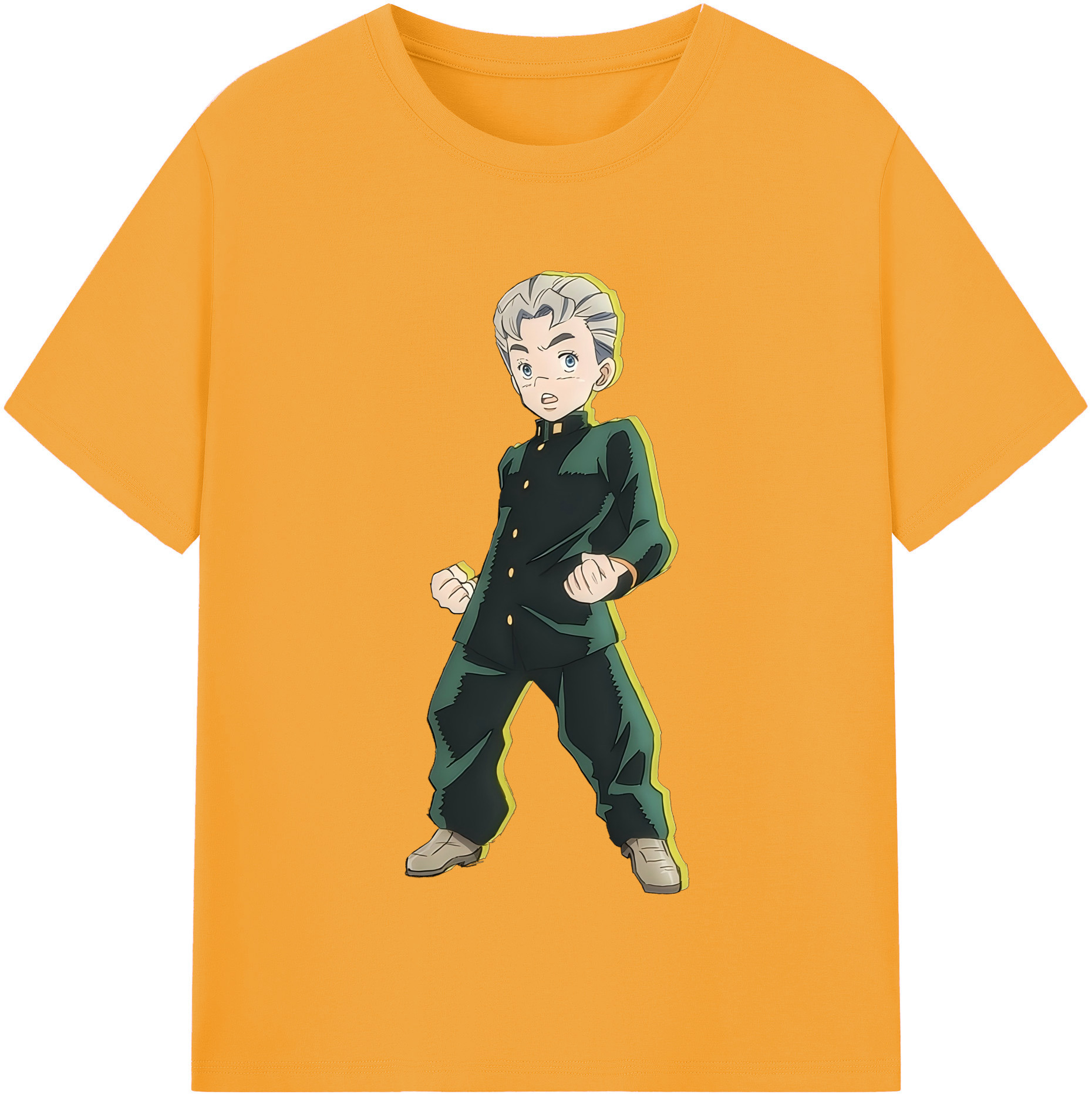 （画像用） ジョジョの奇妙な冒険 広瀨康一 JoJo's Bizarre Adventure Hirose Koichi レディースカジュアルプリントTシャツ（綿100％）