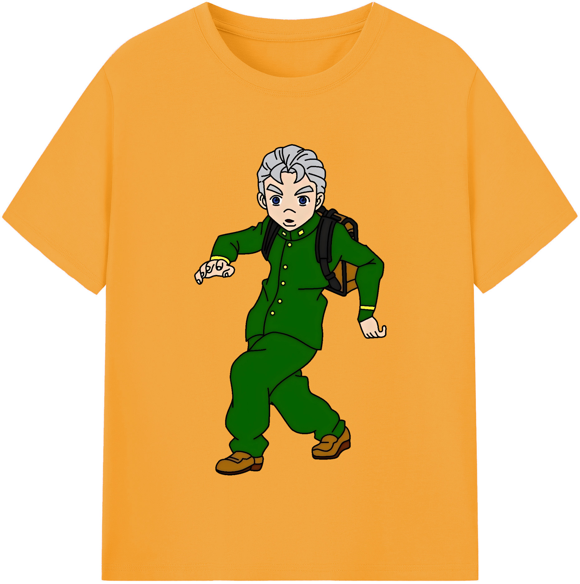 （画像用） ジョジョの奇妙な冒険 広瀨康一 JoJo's Bizarre Adventure Hirose Koichi レディースカジュアルプリントTシャツ（綿100％）