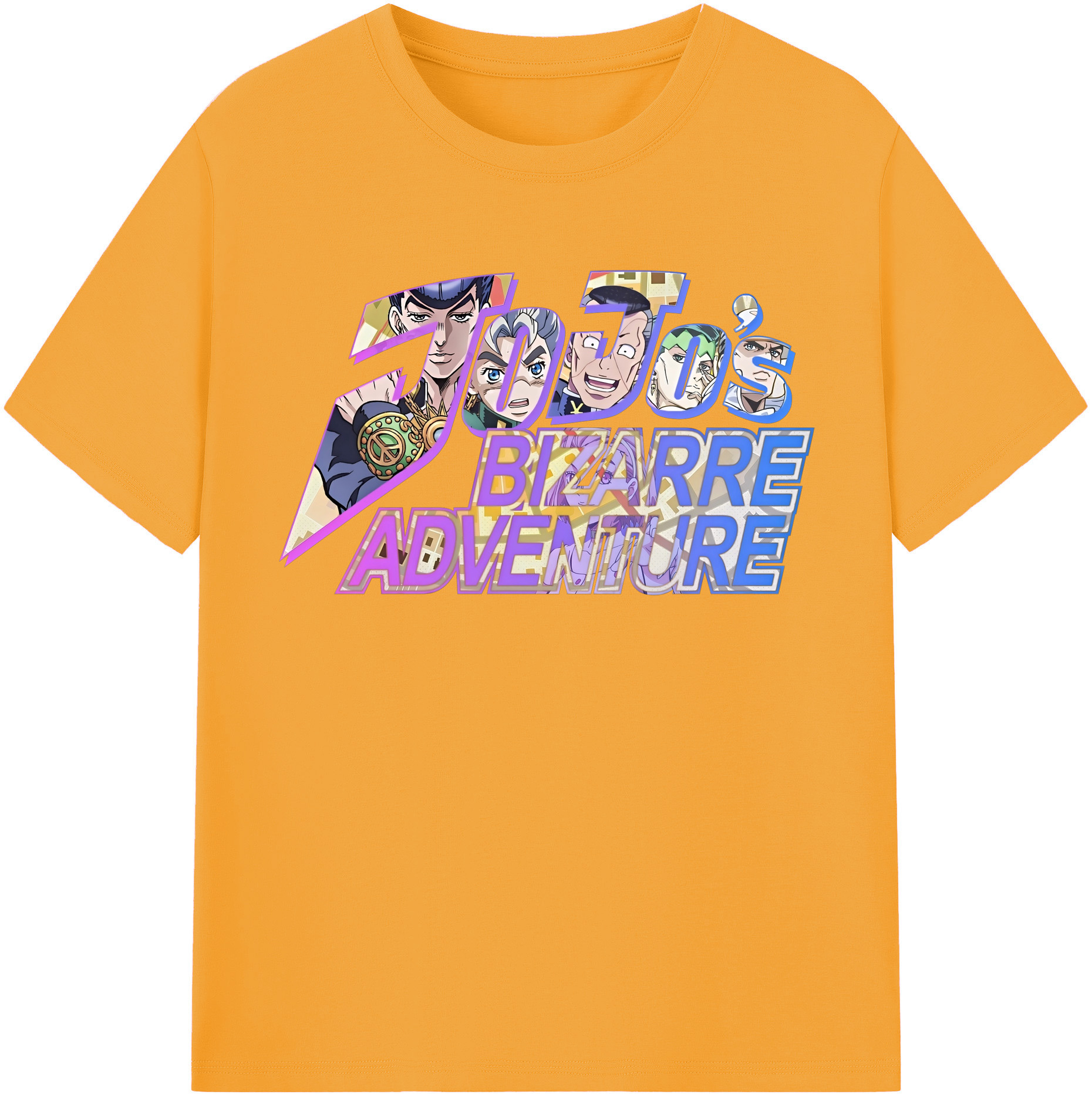 （画像用） ジョジョの奇妙な冒険 JoJo's Bizarre Adventure レディースカジュアルプリントTシャツ（綿100％）