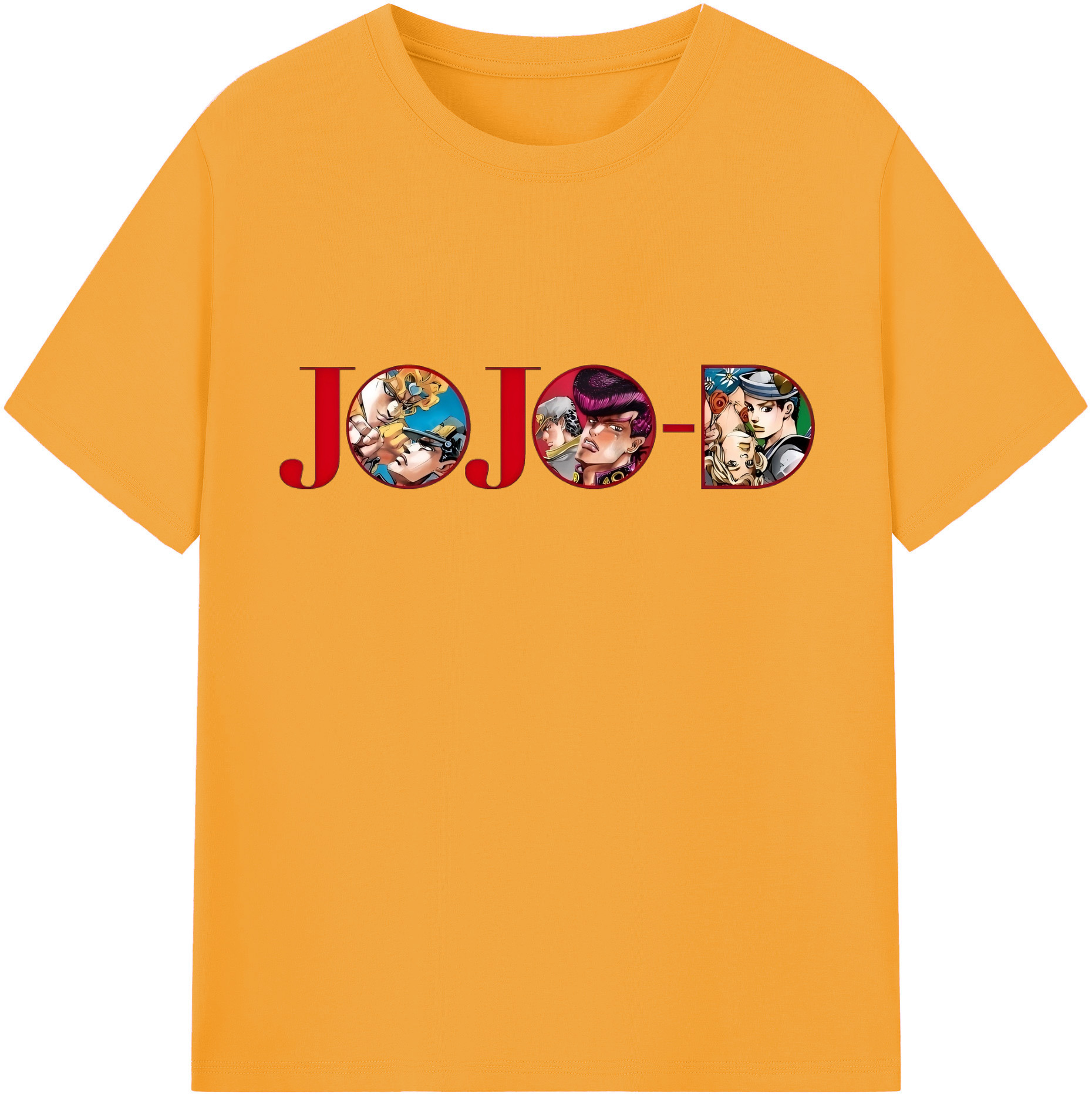 （画像用） ジョジョの奇妙な冒険 JoJo's Bizarre Adventure レディースカジュアルプリントTシャツ（綿100％）