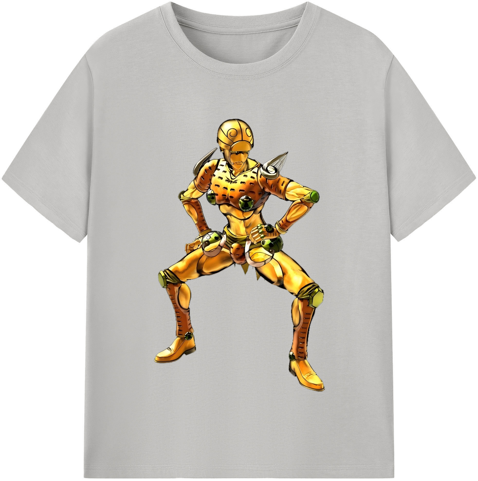 （画像用） ジョジョの奇妙な冒険 ジョルノ?ジョバァーナ JoJo's Bizarre Adventure Giorno Giovanna レディースカジュアルプリントTシャツ（綿100％）