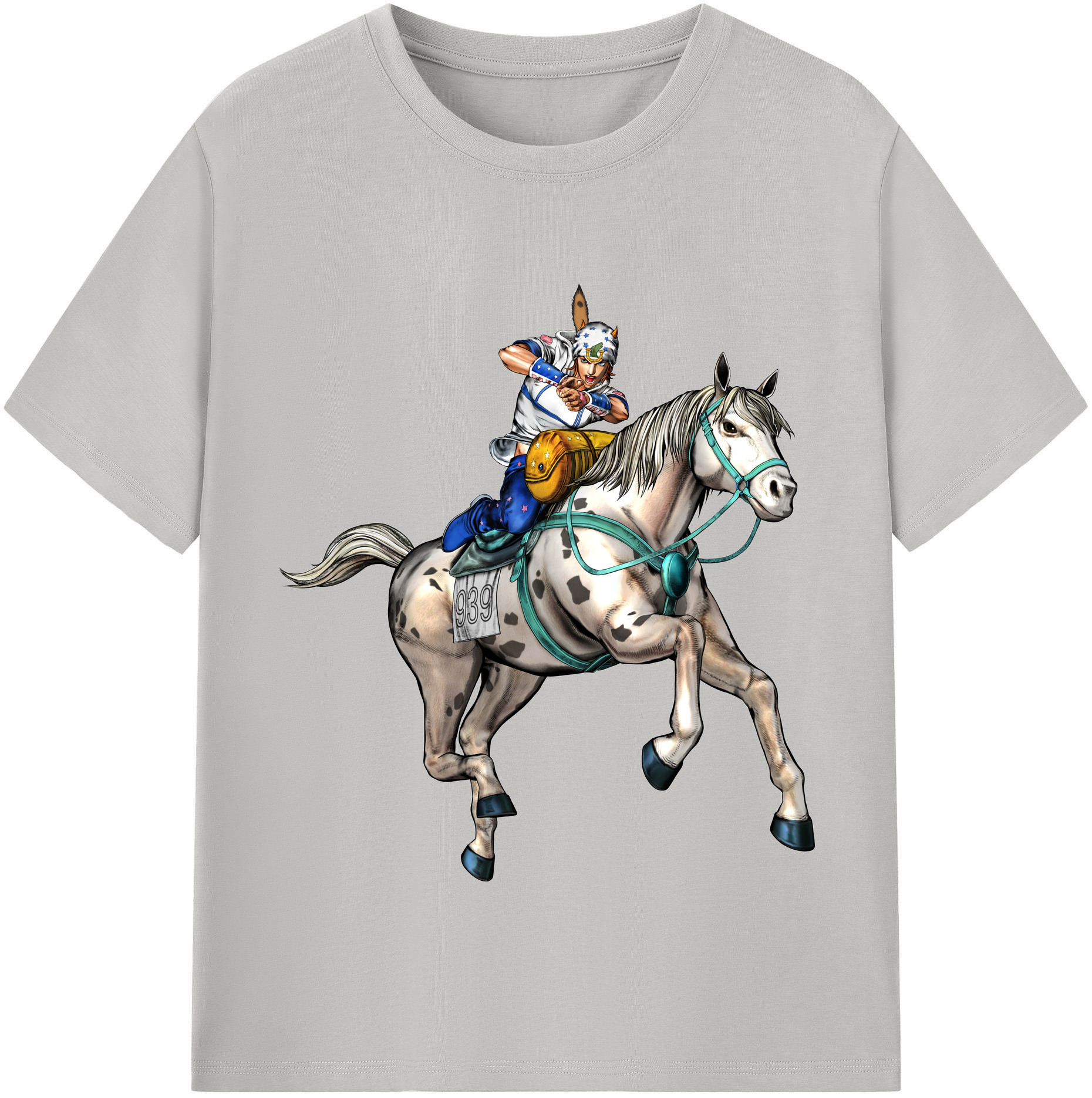 （画像用） ジョジョの奇妙な冒険 ジョナサン?ジョースター JoJo's Bizarre Adventure Jonathan Joestar レディースカジュアルプリントTシャツ（綿100％）