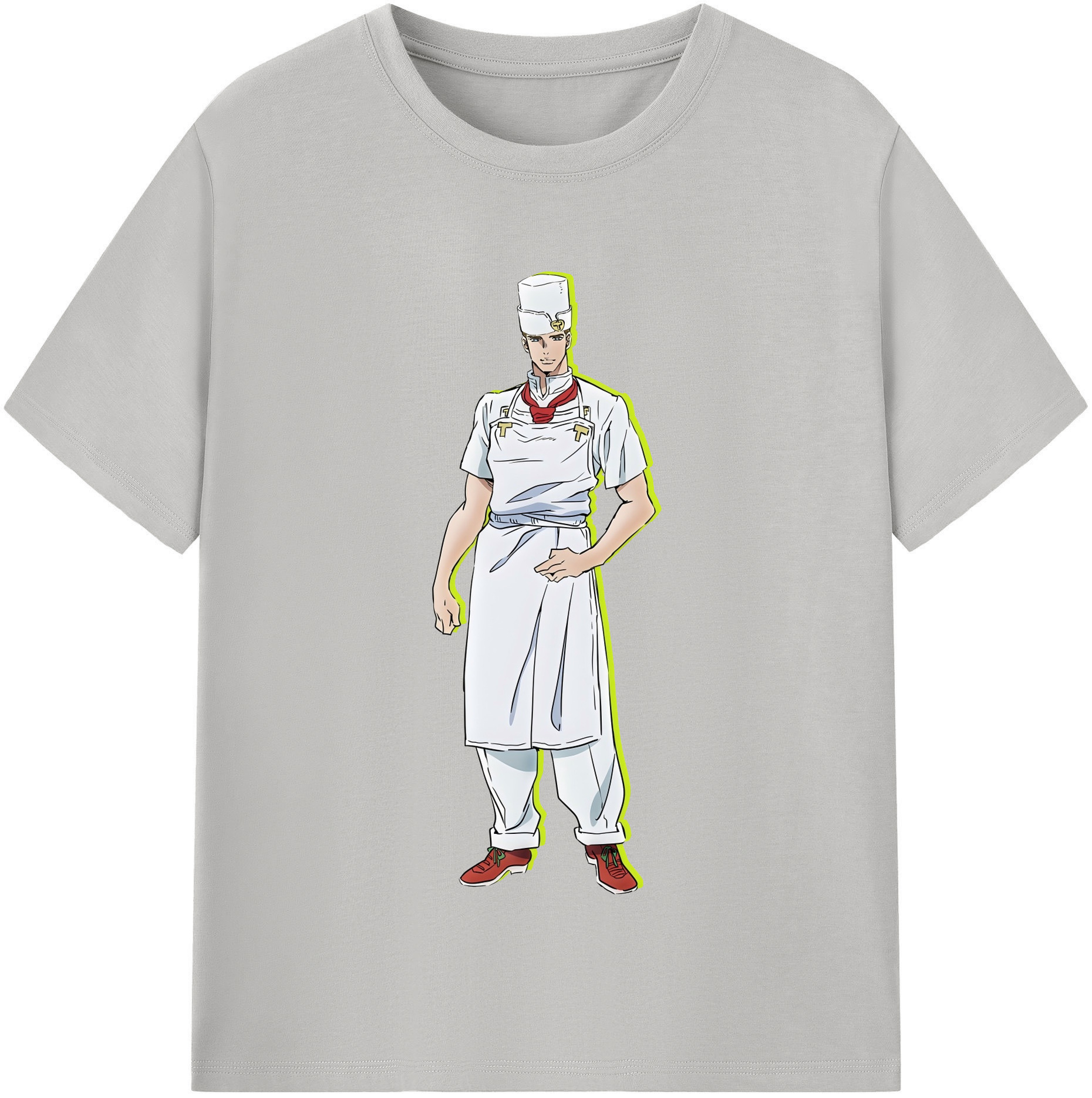 （画像用） ジョジョの奇妙な冒険 Tonio Trussardi JoJo's Bizarre Adventure トニオ?トラッサルディ レディースカジュアルプリントTシャツ（綿100％）