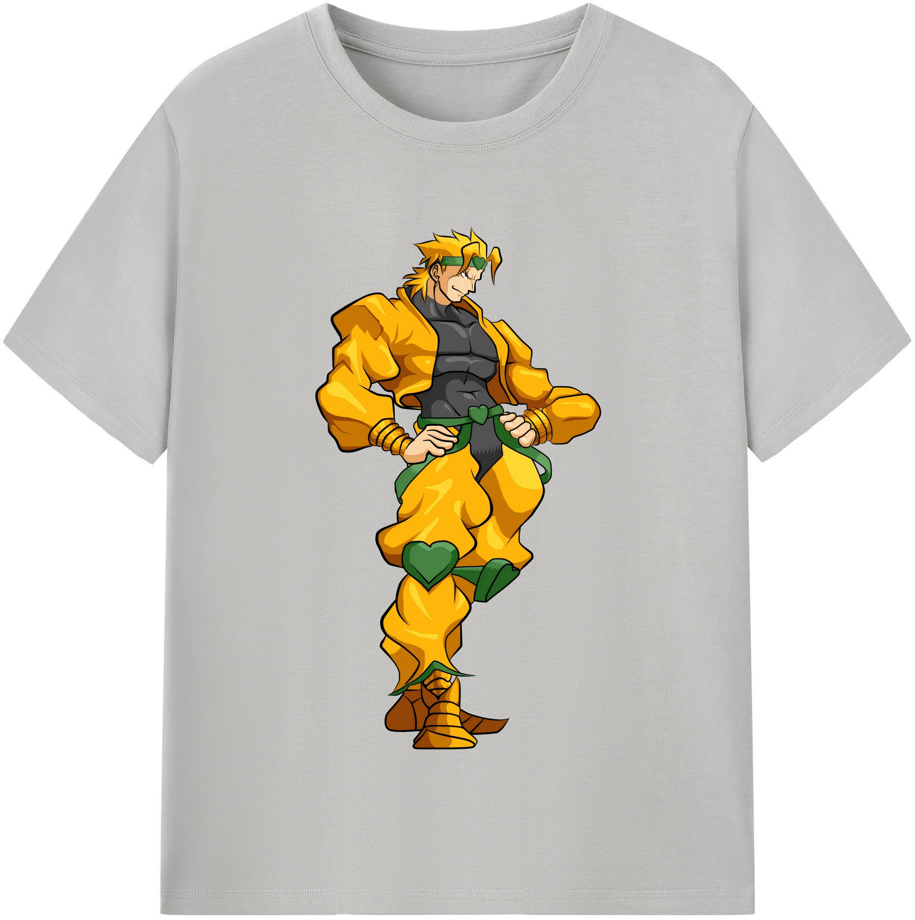 （画像用） ジョジョの奇妙な冒険 ディオ?ブランドー JoJo's Bizarre Adventure Dio Brando レディースカジュアルプリントTシャツ（綿100％）