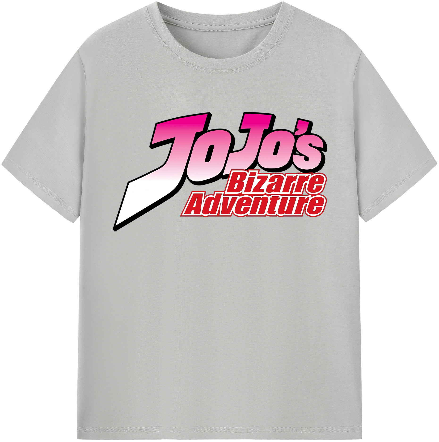 （画像用） ジョジョの奇妙な冒険 JoJo's Bizarre Adventure レディースカジュアルプリントTシャツ（綿100％）