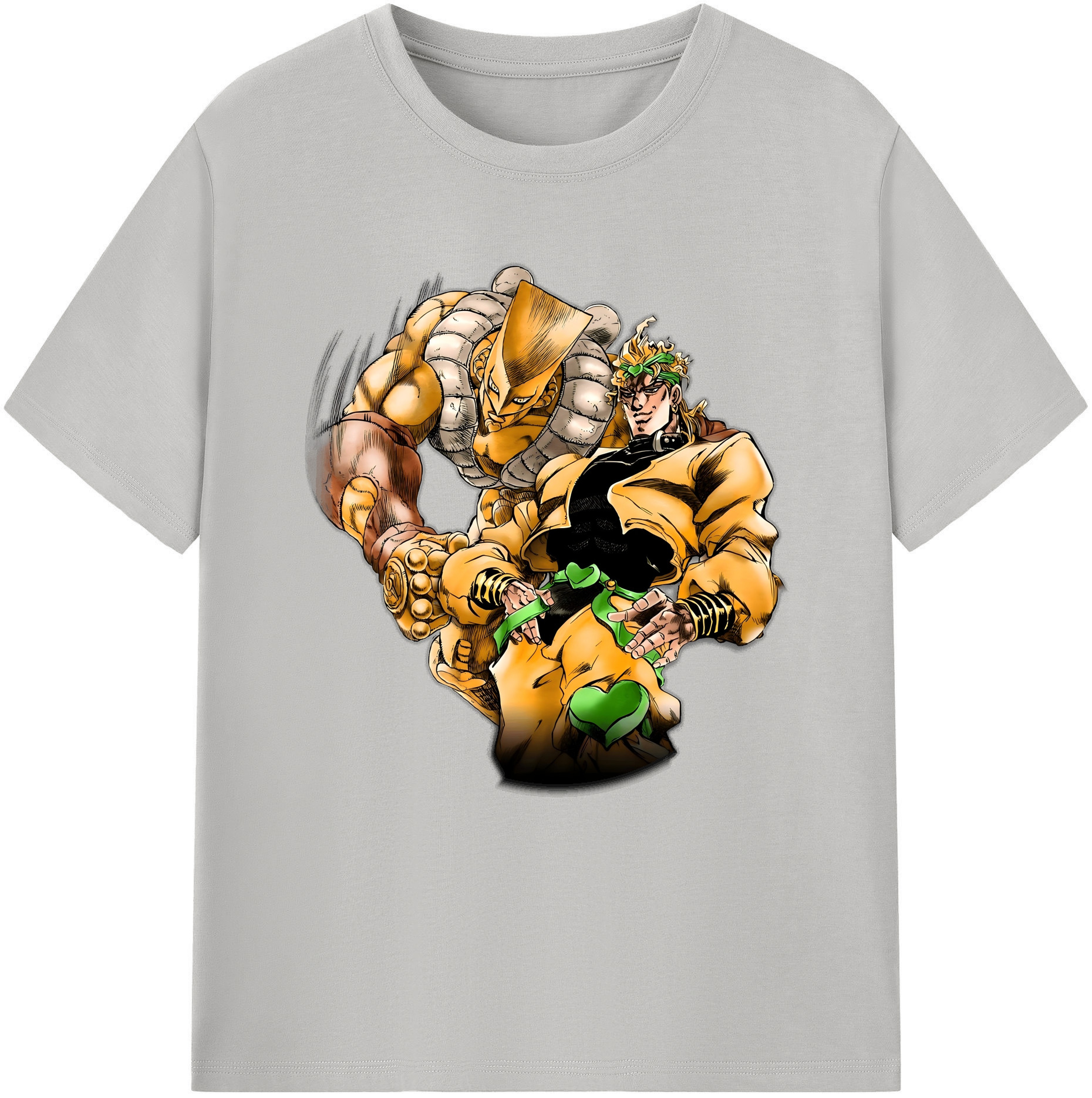 （画像用） ジョジョの奇妙な冒険 ディオ?ブランドー JoJo's Bizarre Adventure Dio Brando レディースカジュアルプリントTシャツ（綿100％）