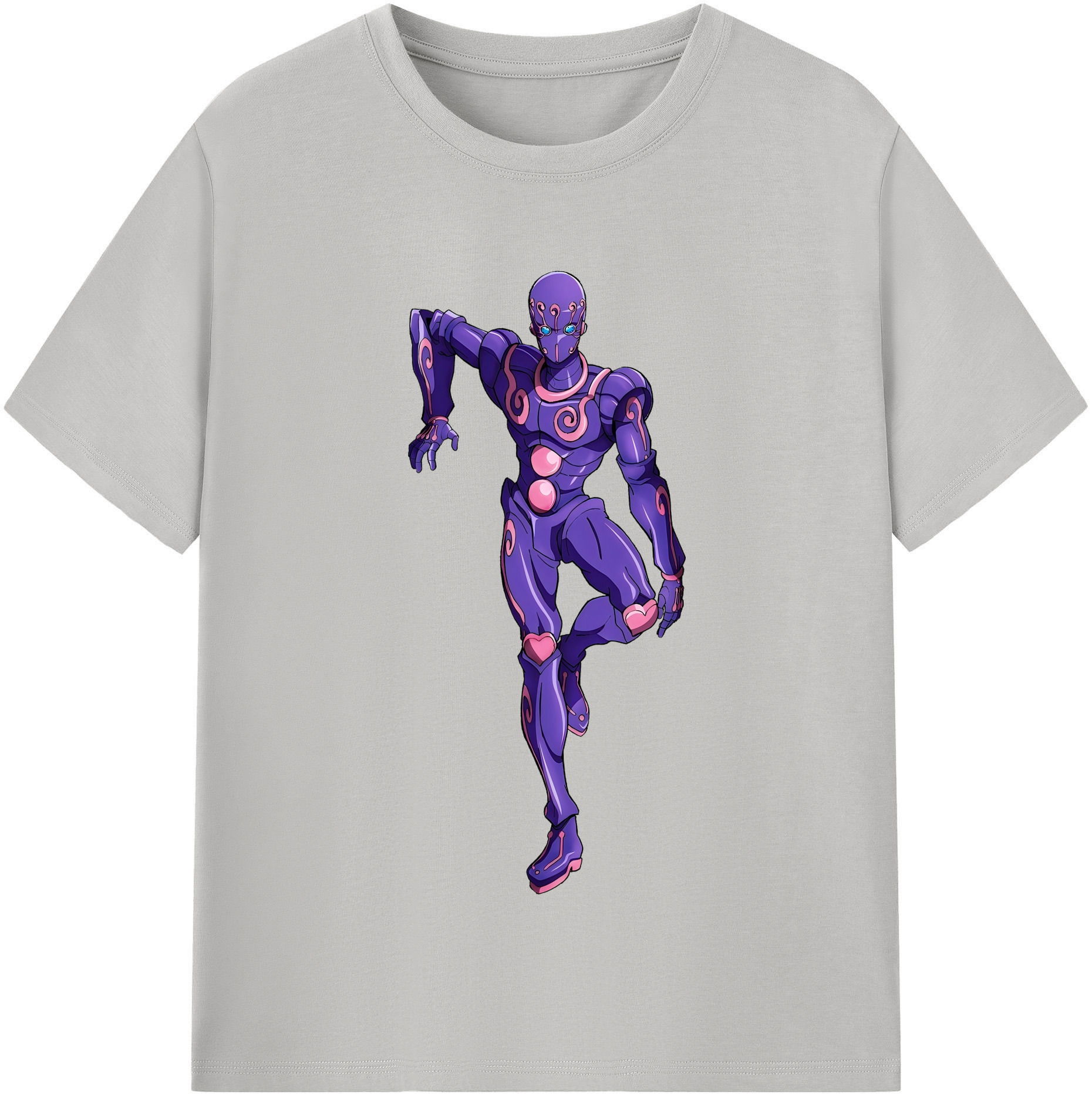 （画像用） ジョジョの奇妙な冒険 JoJo's Bizarre Adventure レディースカジュアルプリントTシャツ（綿100％）