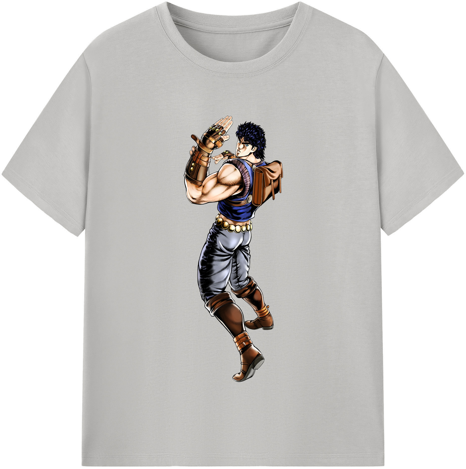 （画像用） ジョジョの奇妙な冒険 /ジョナサン?ジョースター JoJo's Bizarre Adventure Jonathan Joestar レディースカジュアルプリントTシャツ（綿100％）
