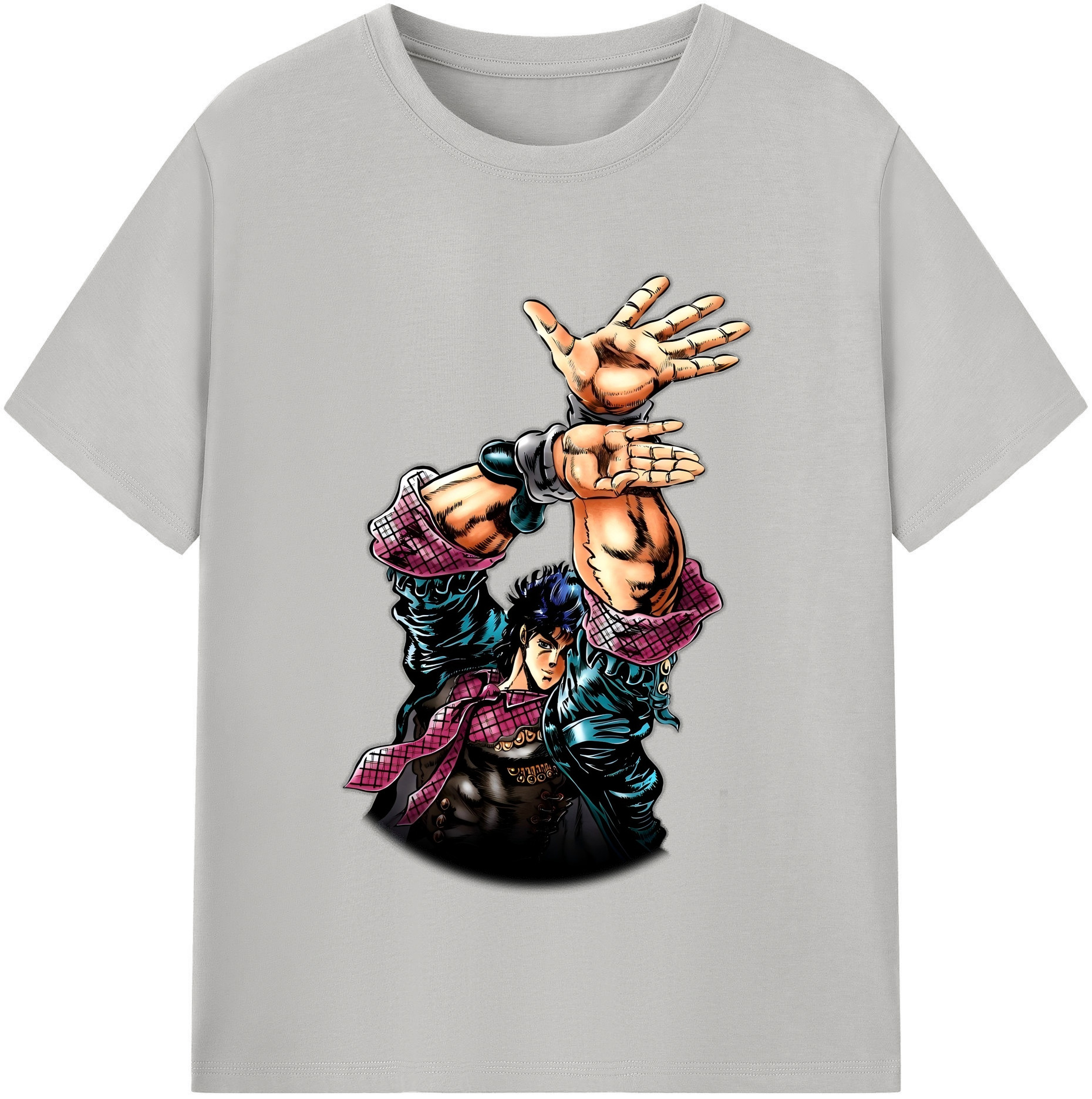 （画像用） ジョジョの奇妙な冒険 /ジョナサン?ジョースター JoJo's Bizarre Adventure Jonathan Joestar レディースカジュアルプリントTシャツ（綿100％）