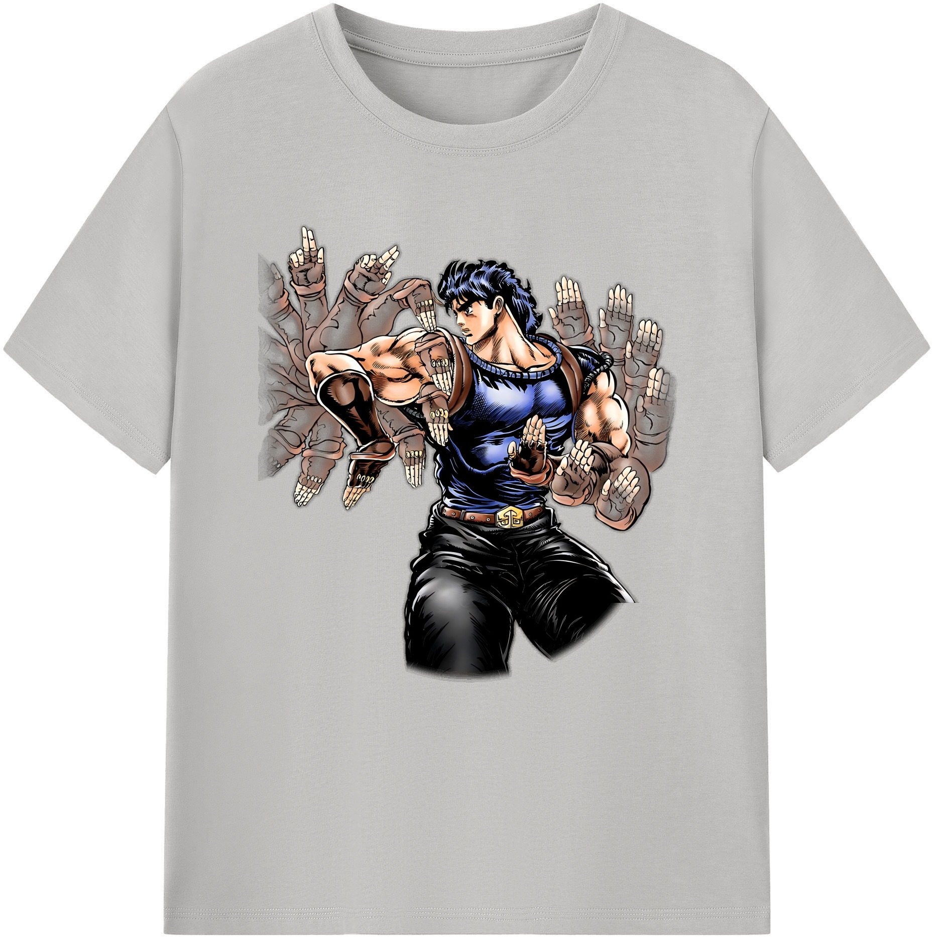 （画像用） ジョジョの奇妙な冒険 /ジョナサン?ジョースター JoJo's Bizarre Adventure Jonathan Joestar レディースカジュアルプリントTシャツ（綿100％）