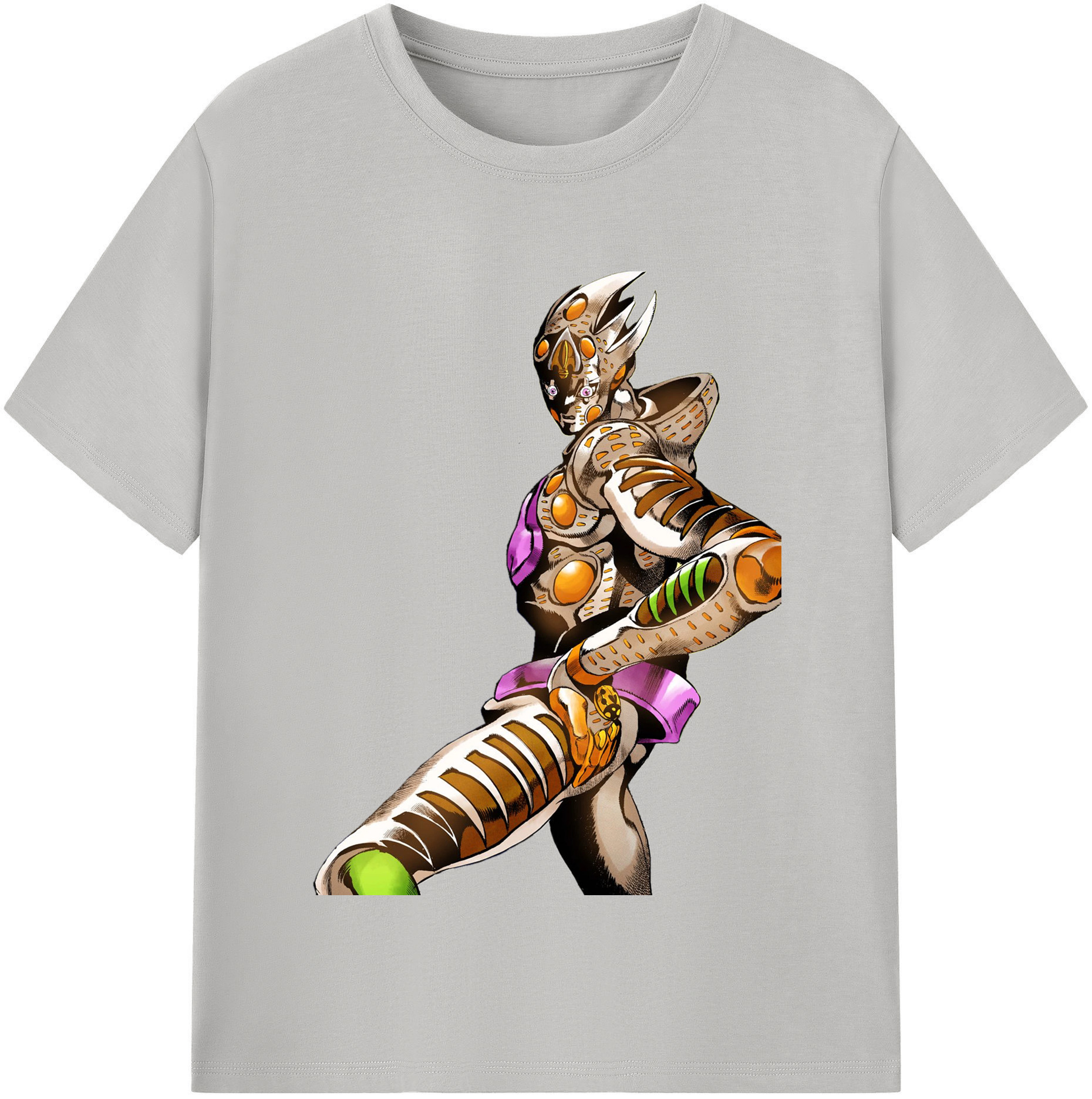 （画像用） ジョジョの奇妙な冒険 ジョルノ?ジョバァーナ JoJo's Bizarre Adventure Giorno Giovanna レディースカジュアルプリントTシャツ（綿100％）