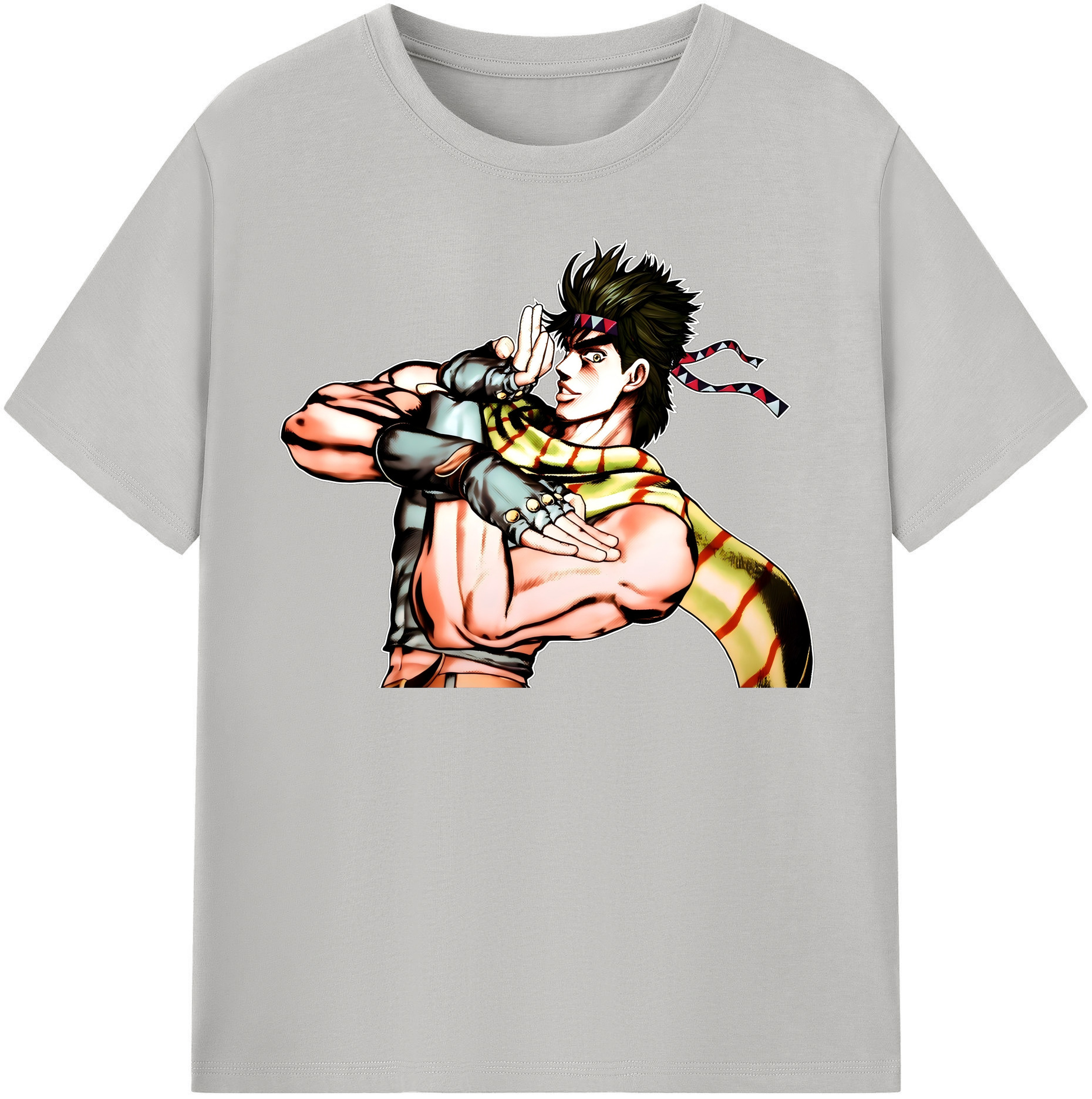 （画像用） ジョジョの奇妙な冒険 ジョセフ?ジョースター JoJo's Bizarre Adventure Joseph Joestar レディースカジュアルプリントTシャツ（綿100％）