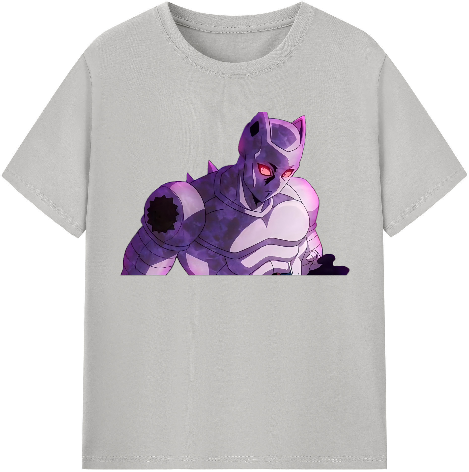 （画像用） ジョジョの奇妙な冒険 きら よしかげ JoJo's Bizarre Adventure Kira Yoshikage レディースカジュアルプリントTシャツ（綿100％）