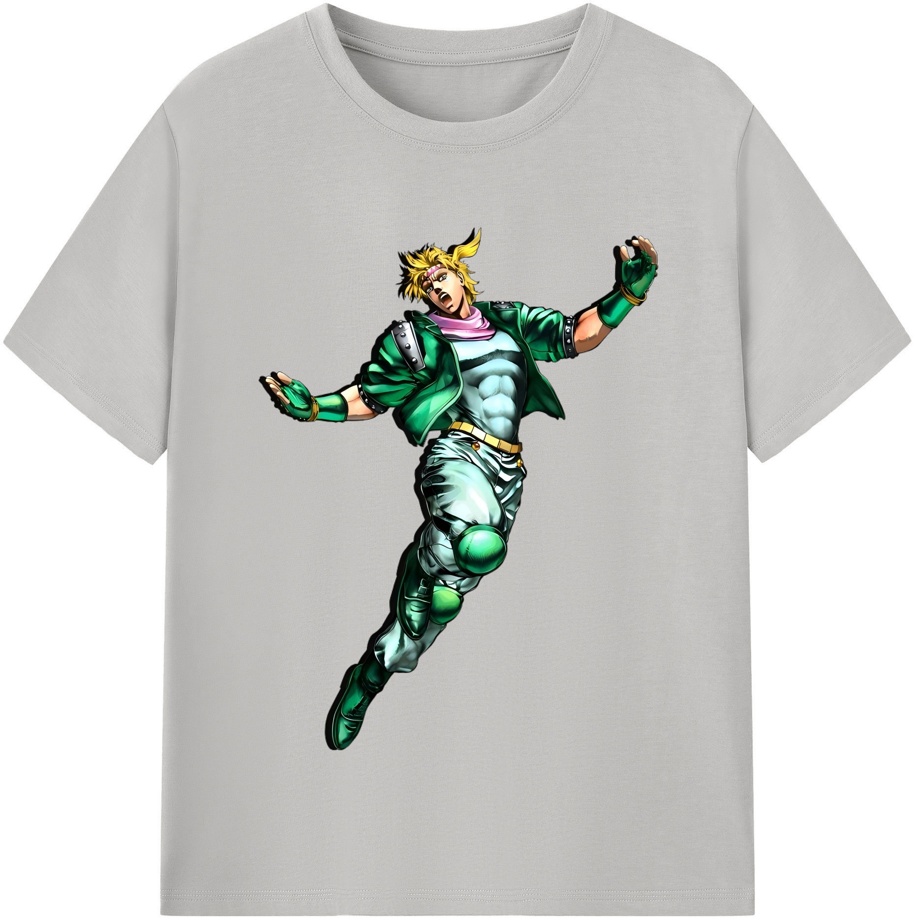 （画像用） ジョジョの奇妙な冒険 ディオ?ブランドー JoJo's Bizarre Adventure Dio Brando レディースカジュアルプリントTシャツ（綿100％）