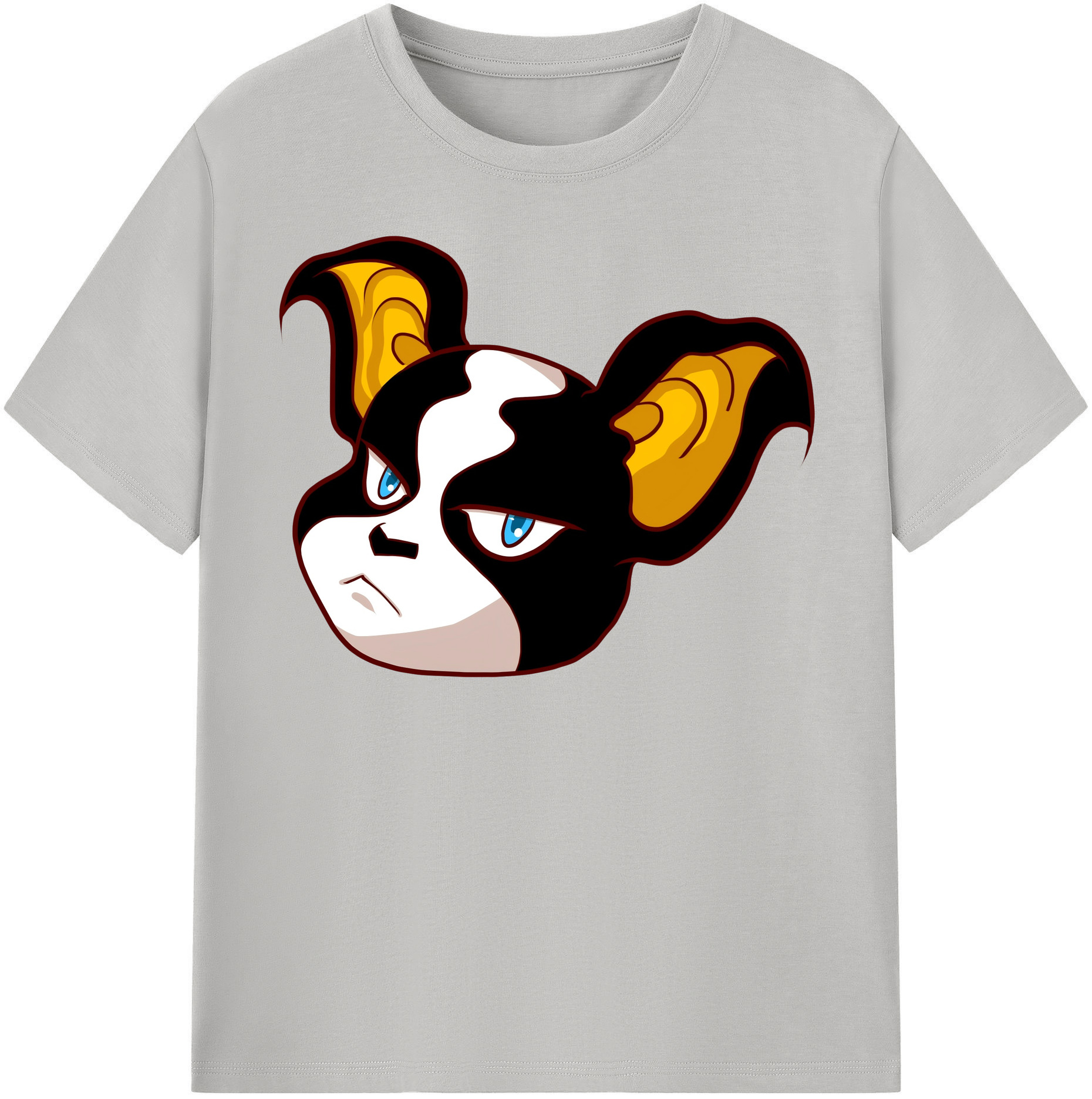 （画像用） ジョジョの奇妙な冒険 イギー JoJo's Bizarre Adventure Iggy レディースカジュアルプリントTシャツ（綿100％）