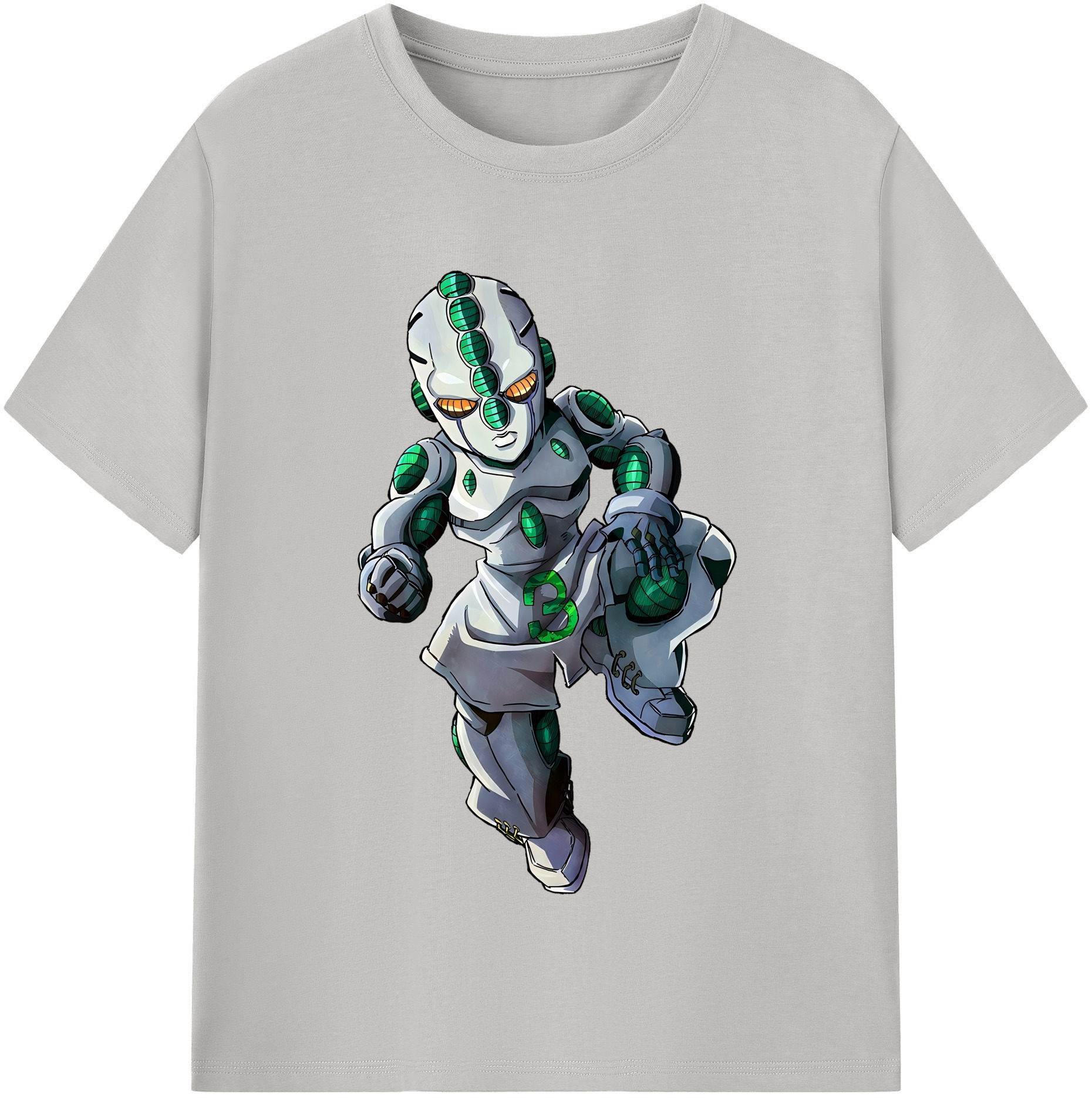 （画像用） ジョジョの奇妙な冒険 広瀨康一 JoJo's Bizarre Adventure Hirose Koichi レディースカジュアルプリントTシャツ（綿100％）
